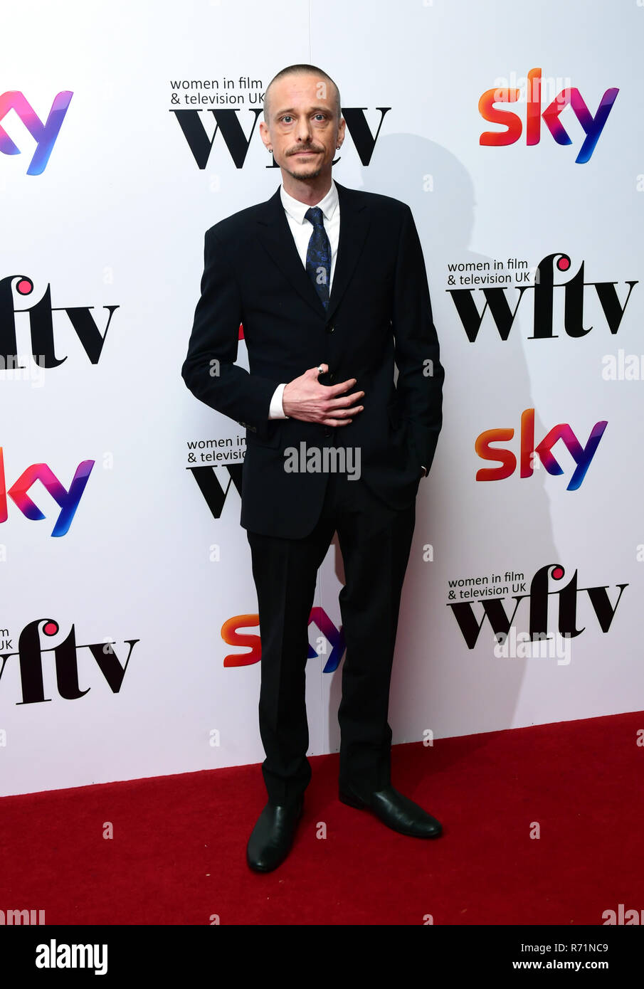 Mackenzie Crook attending the Women in Film and TV Awards 2018, held at the Hilton in London. Stock Photo