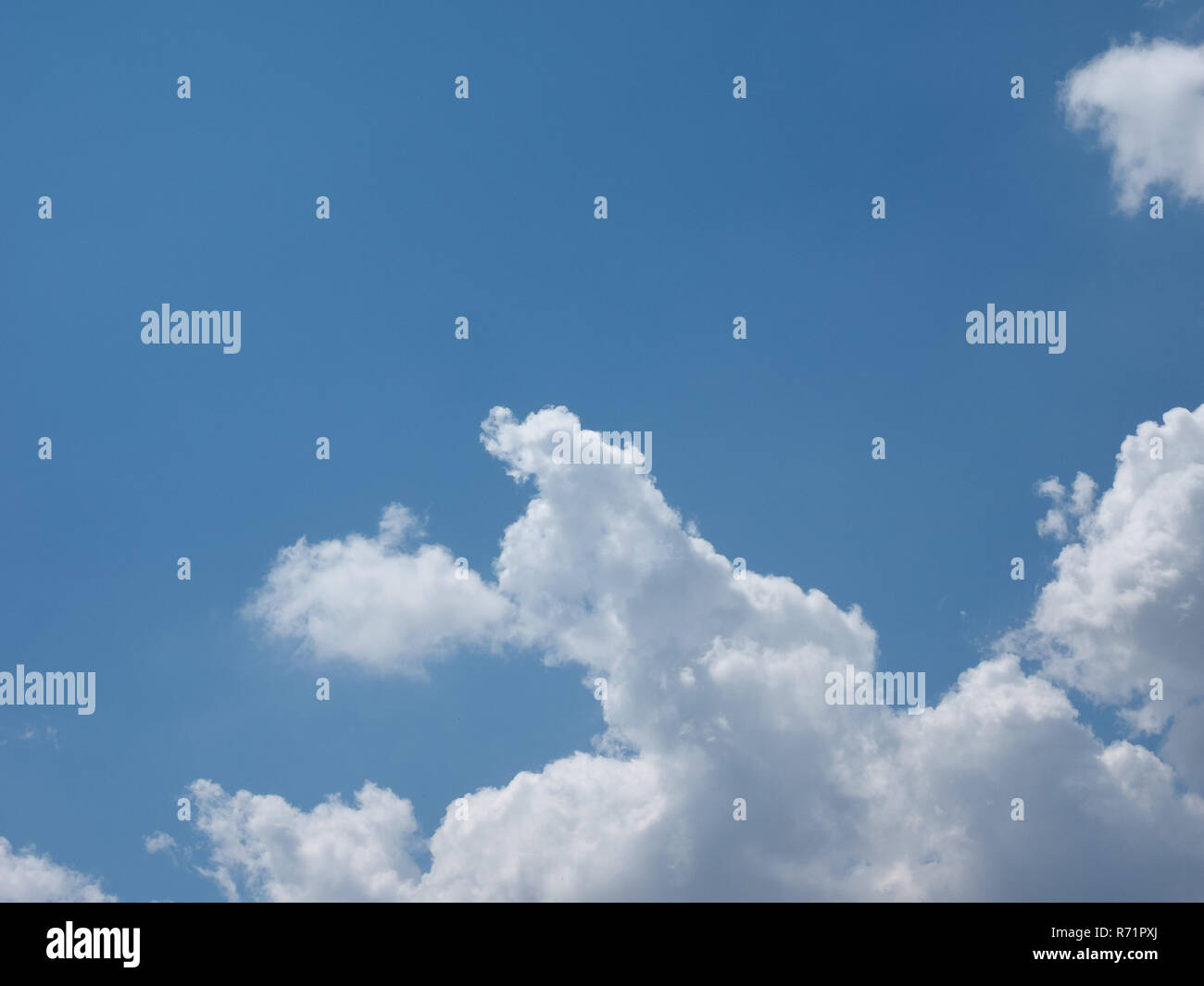 blue sky with clouds background with copy space Stock Photo - Alamy