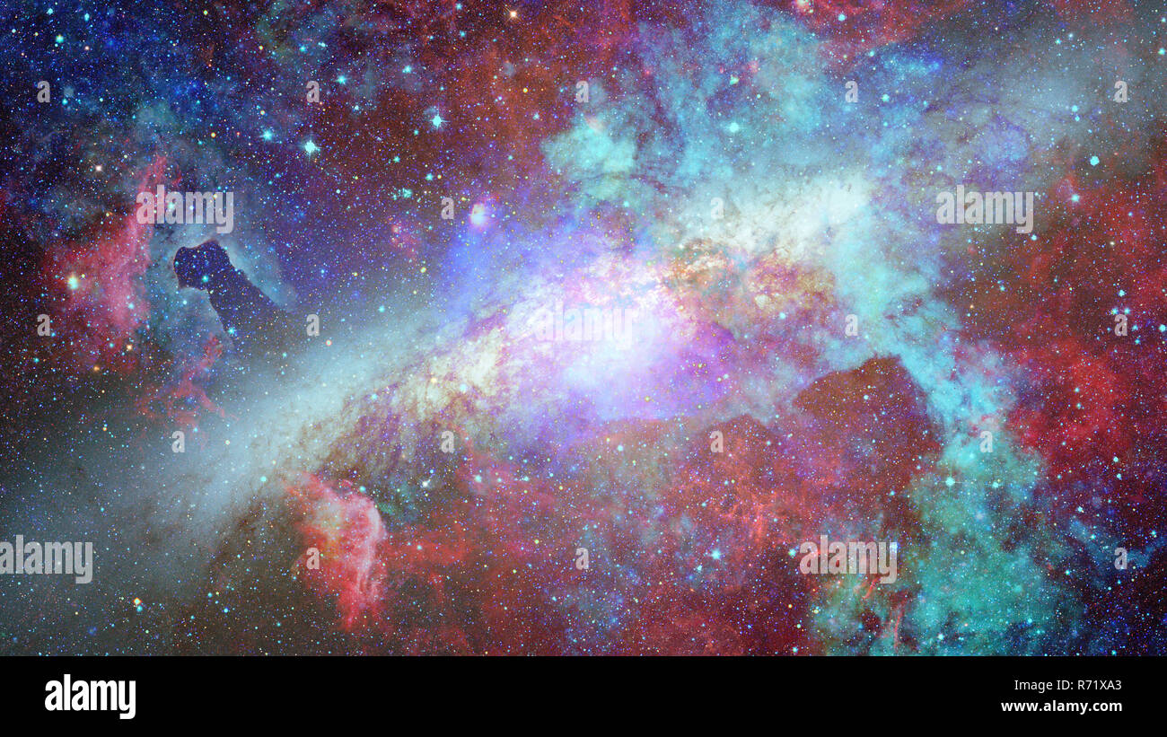 Nebula and open cluster in the universe. Element of this image ...