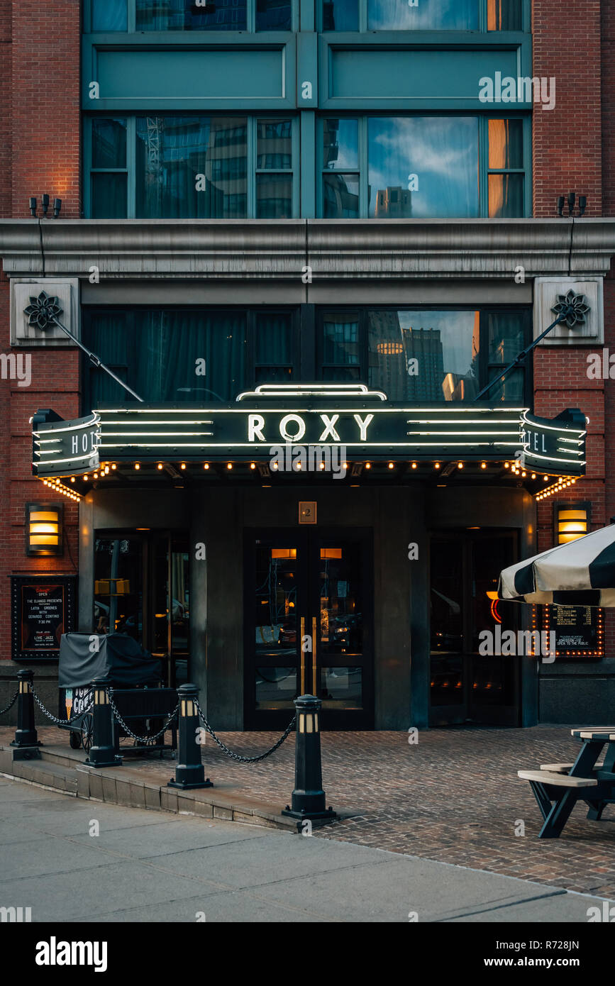The Roxy Hotel, in Tribeca, Manhattan, New York City Stock Photo