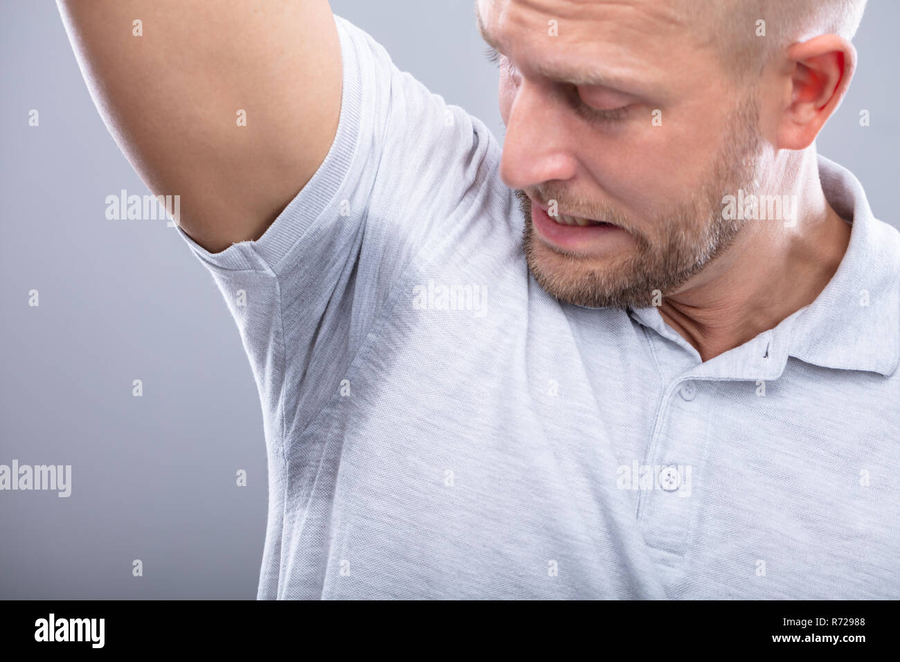 Sweaty armpits hires stock photography and images Alamy
