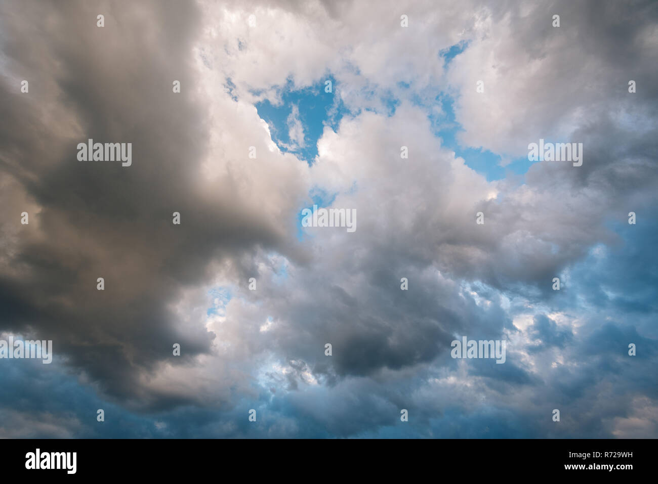 Storm clouds in the sky Stock Photo