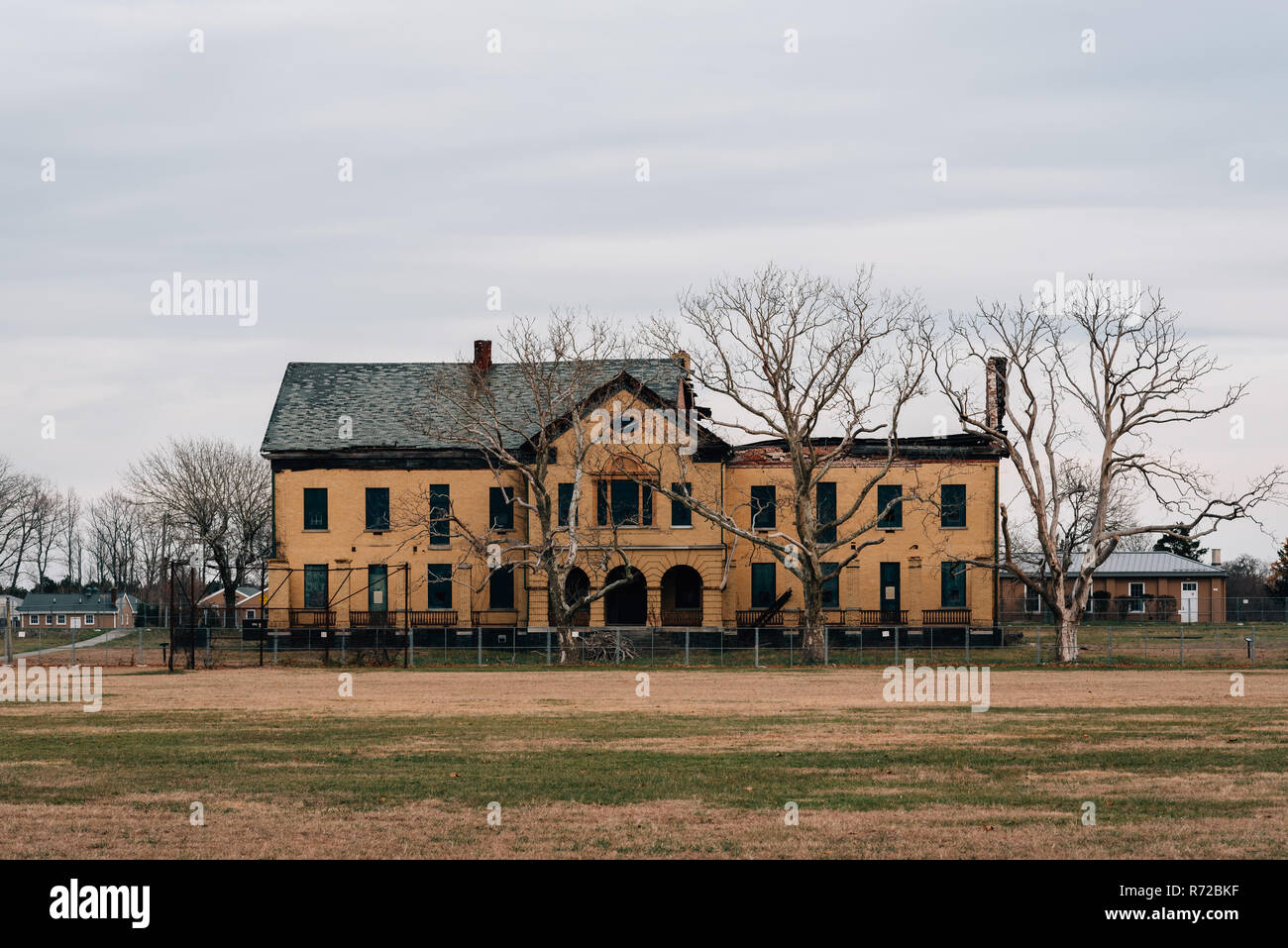 Old building at Fort Hancock, at Gateway National Recreation Area in