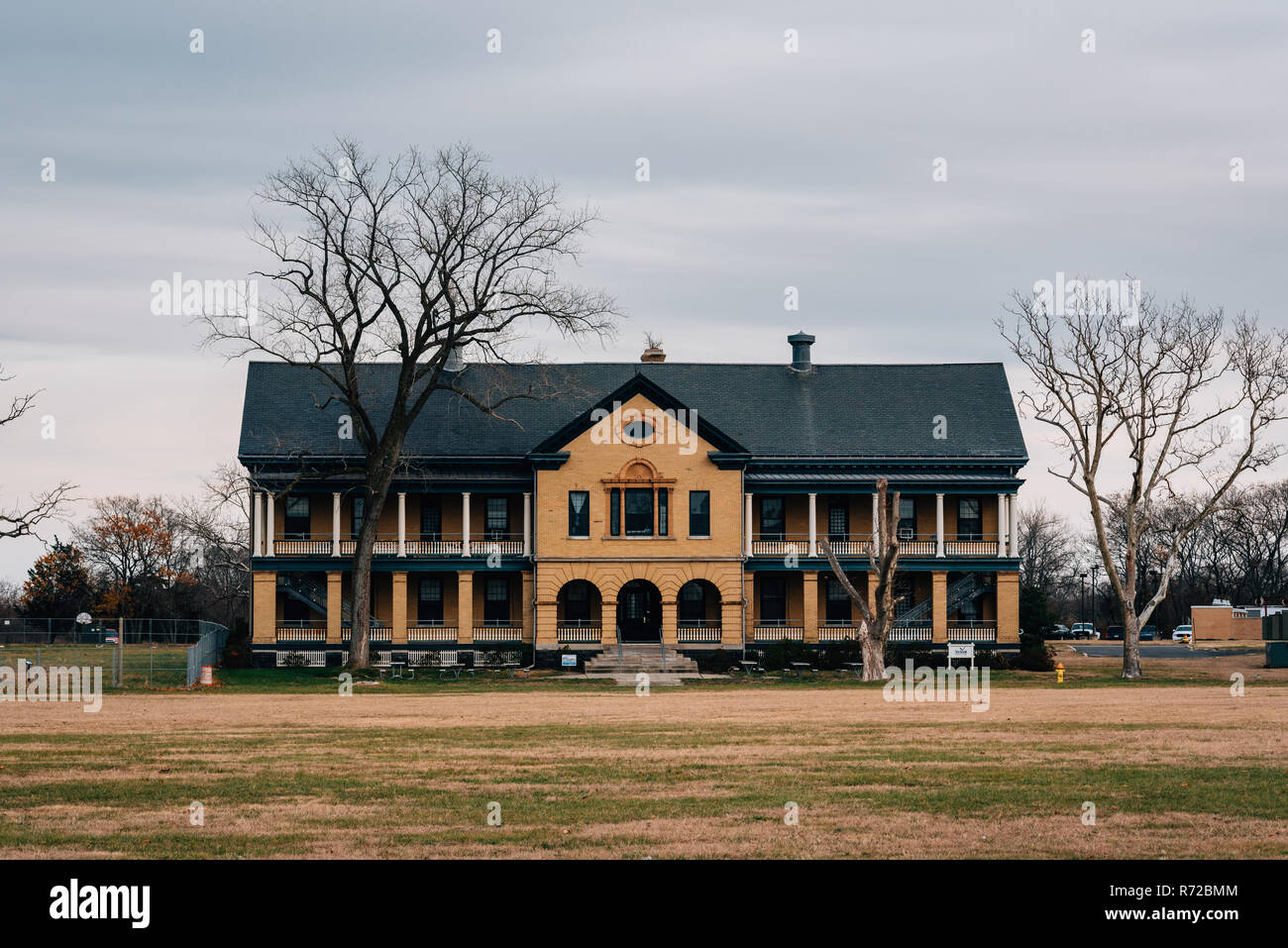 Old building at Fort Hancock, at Gateway National Recreation Area in