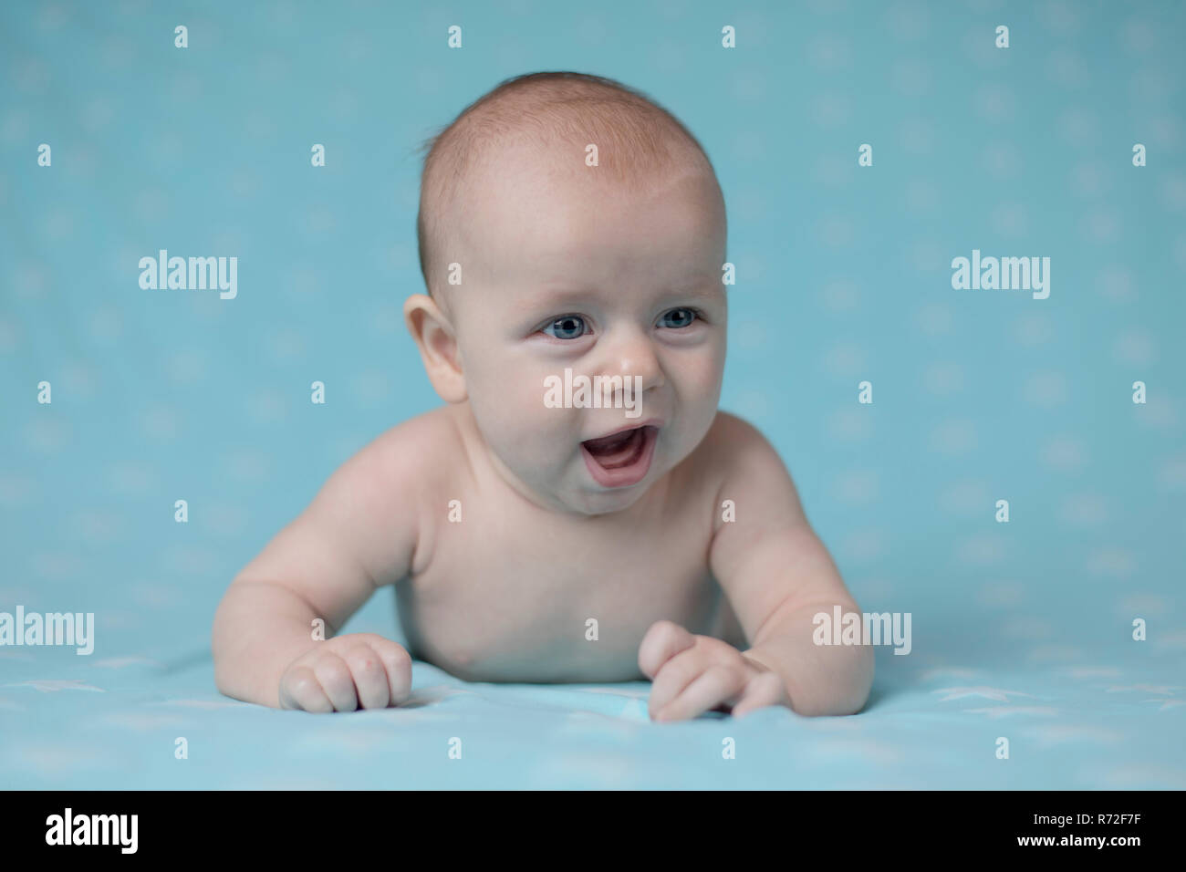 Portrait of cute baby Stock Photo - Alamy