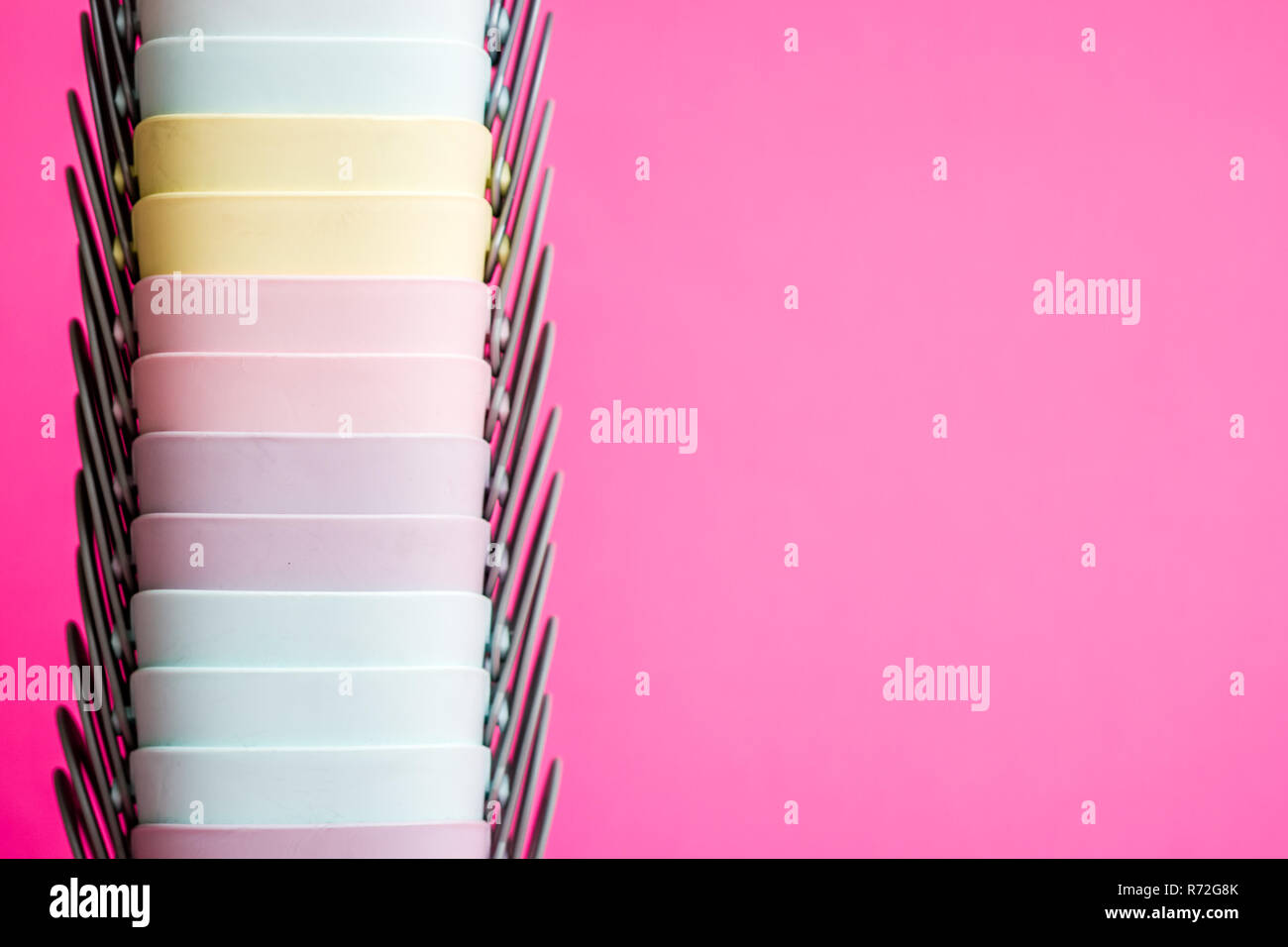 Colorful Mini Plastic Bags with Handles Stock Photo Alamy