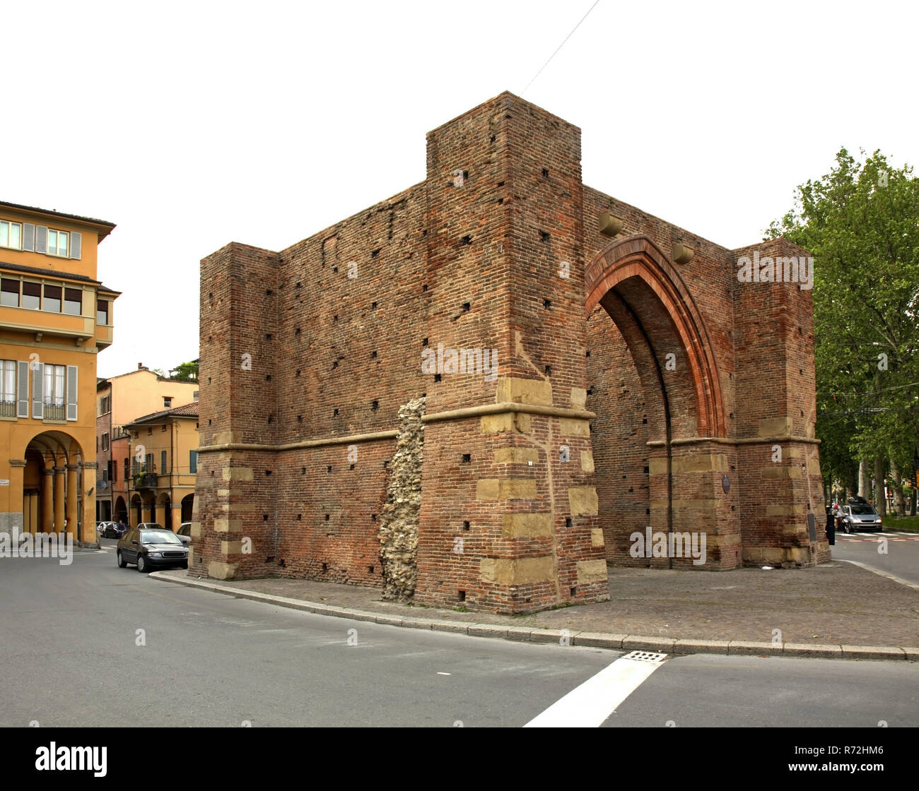 Porta Maggiore (Porta Mazzini) in Bologna. Italy Stock Photo - Alamy