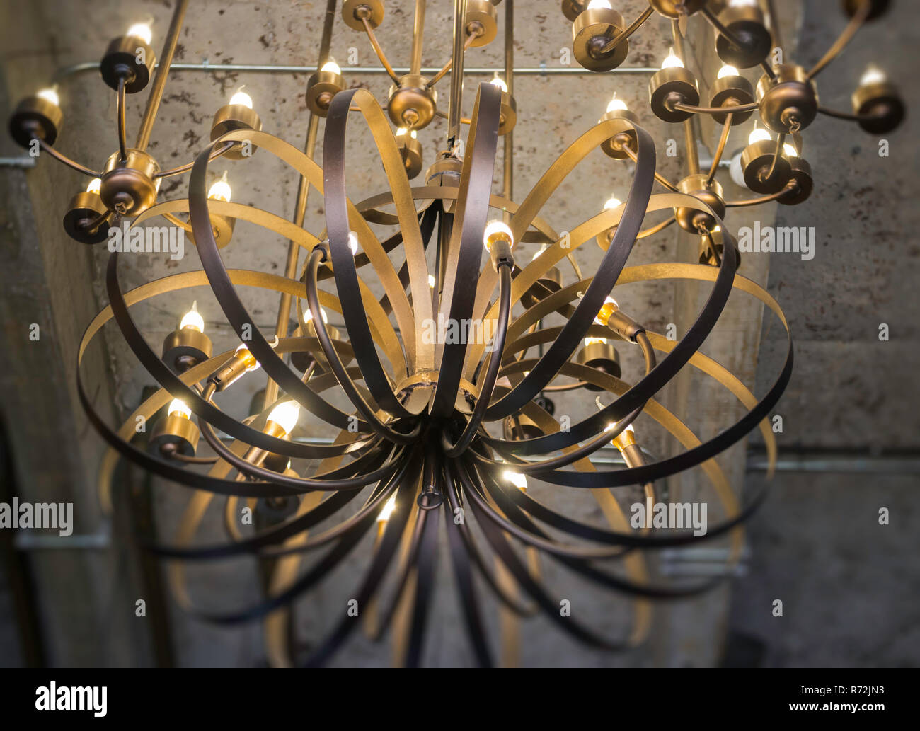 Decoration vintage style ceiling light Stock Photo - Alamy