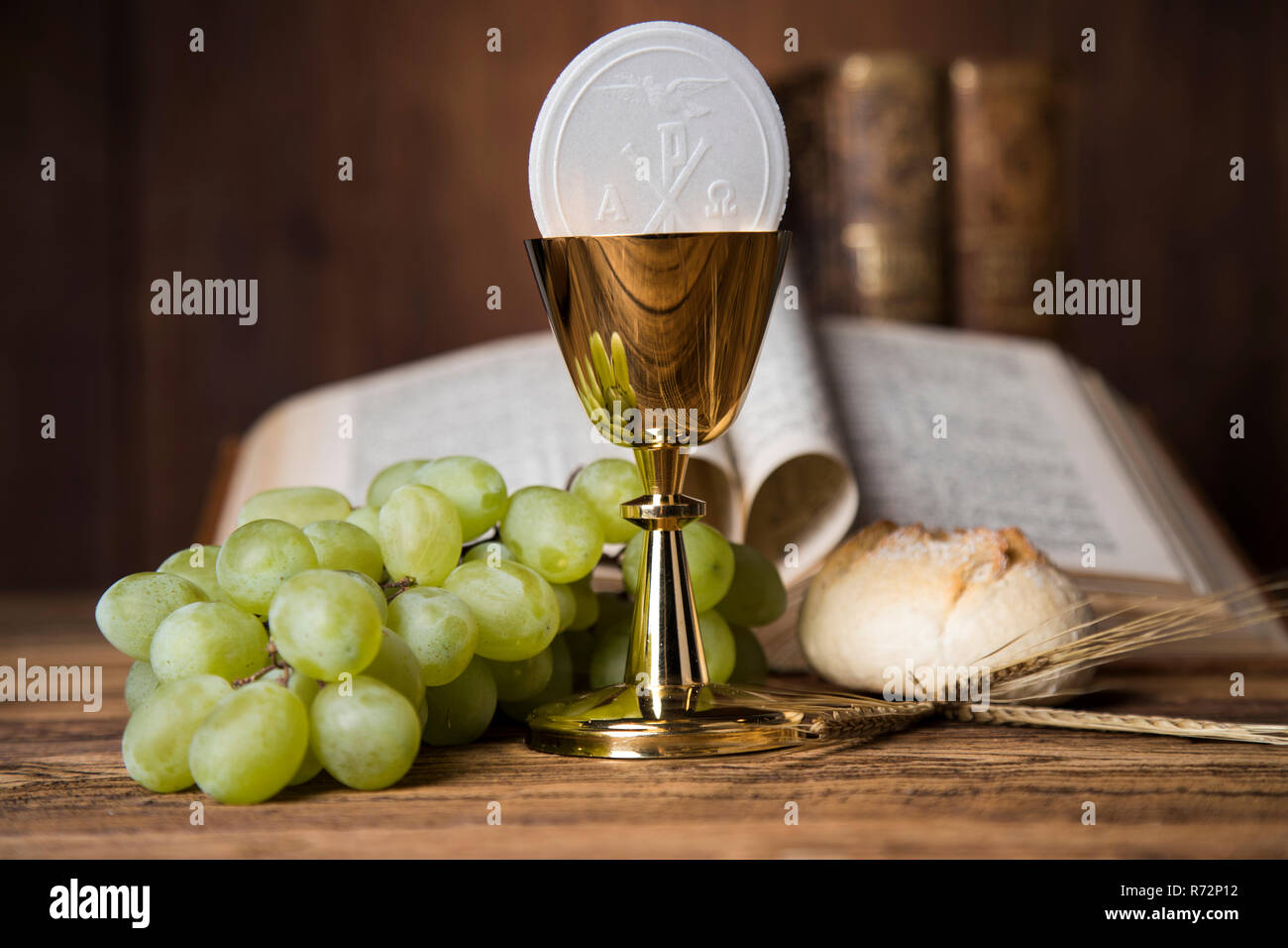 Eucharist, sacrament of communion Stock Photo - Alamy