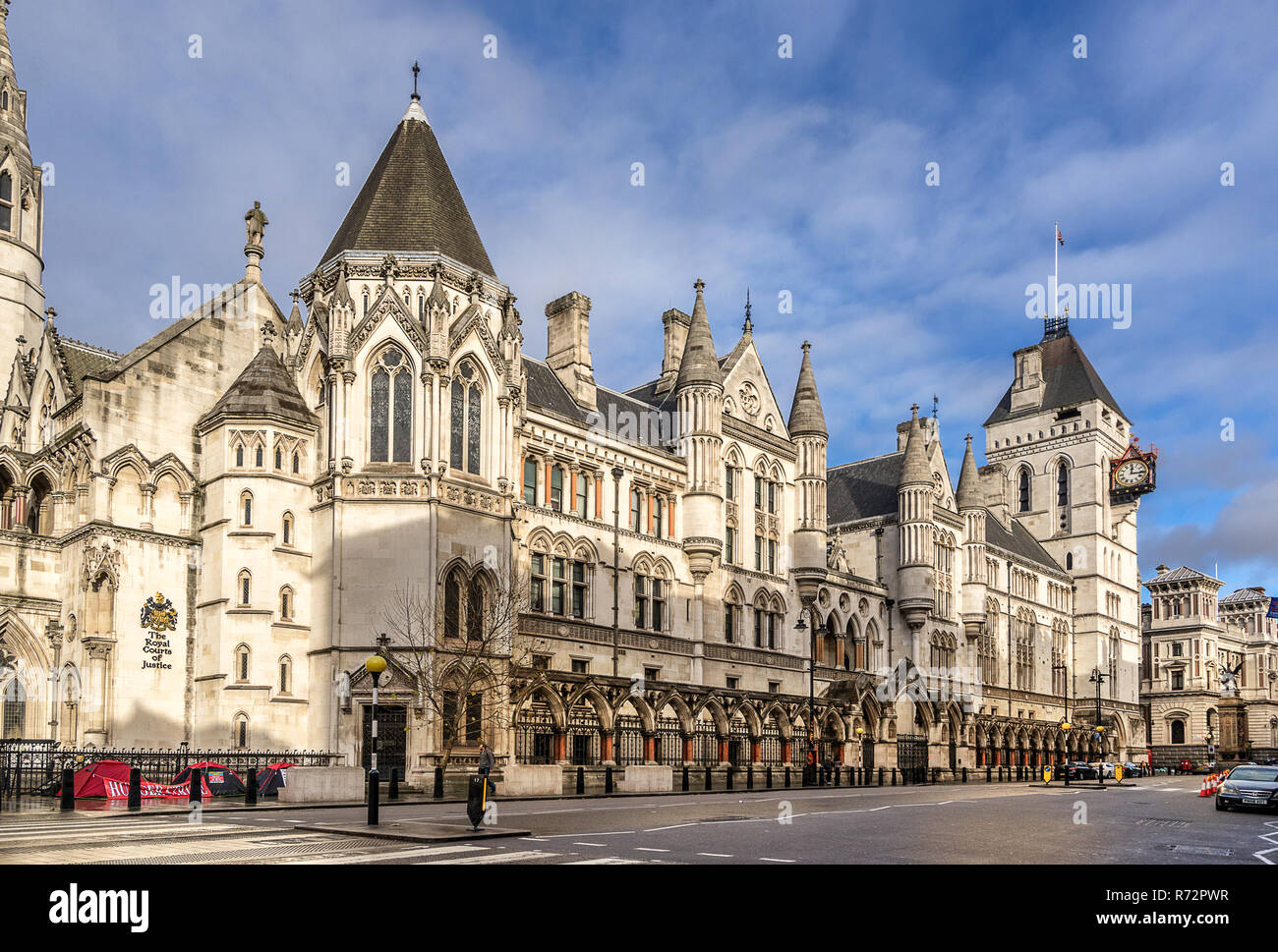 Royal Courts of Justice in London Stock Photo