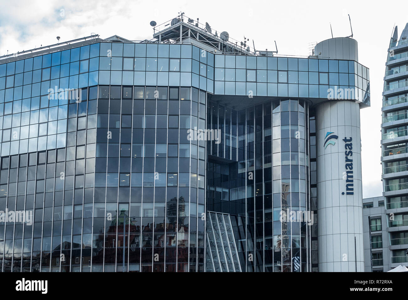 Inmarsat heaquarters in London Stock Photo