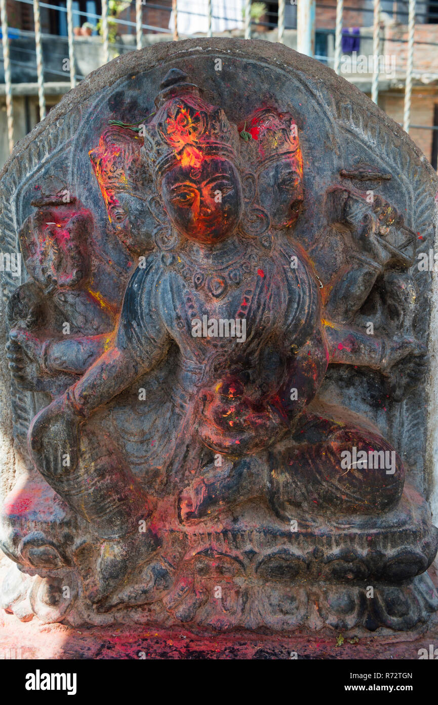 Kirtipur Ashoka Stupa or Chilancho Vihar, Deity Statue, Buddhist Shrine