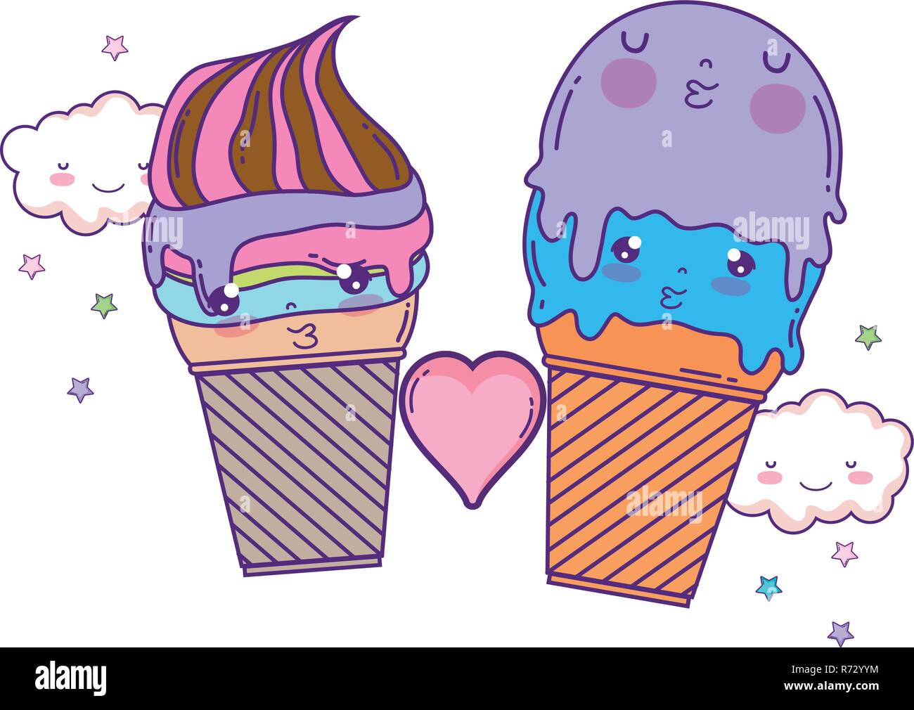 Ice Cream Doodle Hd Transparent, Cute Doodle Kawaii Ice Cream Set, Kawaii  Drawing, Ice Cream Drawing, Ice Drawing PNG Image For Free Download