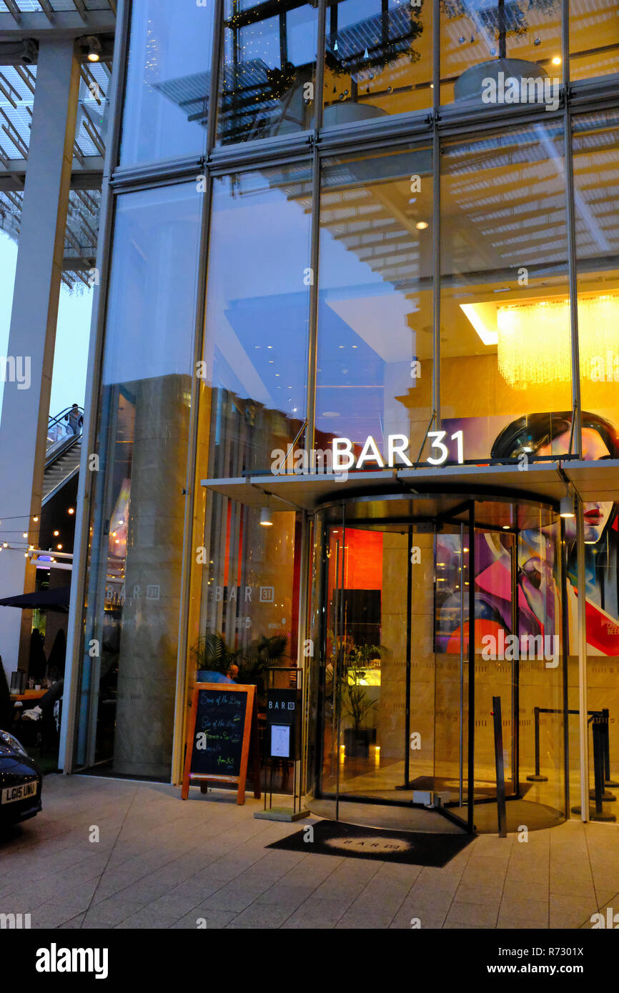 Bar 31 at The Shard London UK Stock Photo Alamy