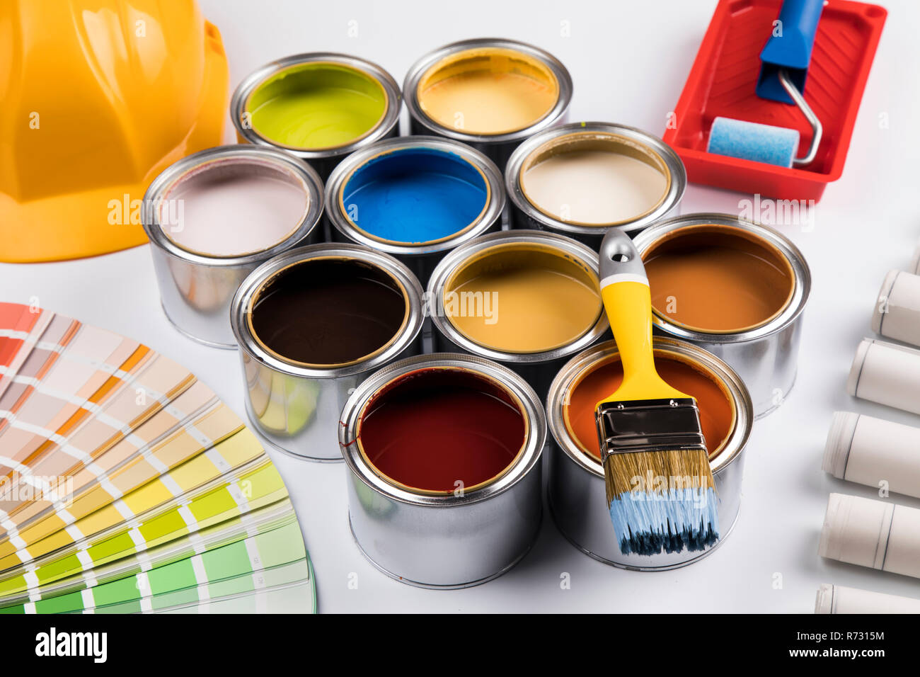 Cmyk containers of paint hi-res stock photography and images - Alamy