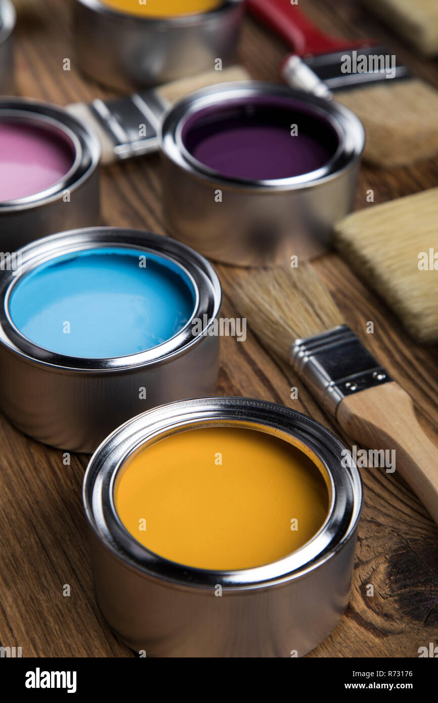 Painting tools and accessories Stock Photo Alamy