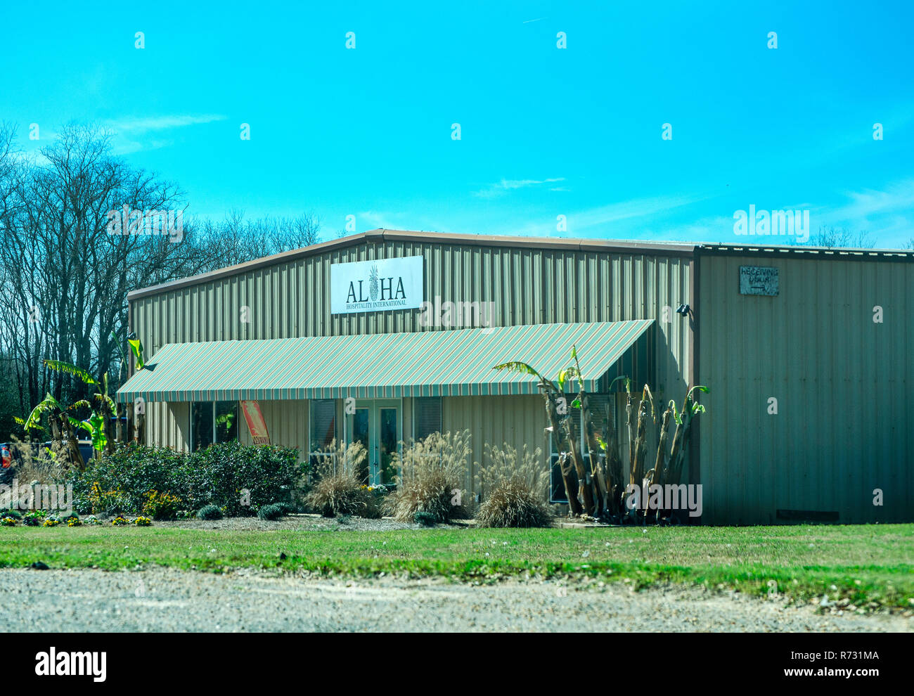 Aloha Hospitality International is pictured, March 6, 2016, in Loxley, Alabama. The building was previously used for A Step Ahead Christian Day Care.  Stock Photo