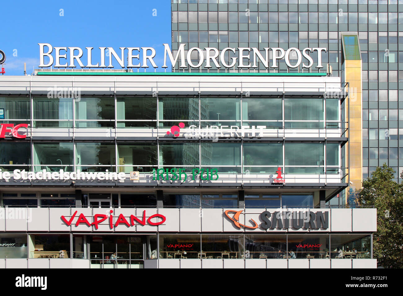 Commercial building in Berlin (Germany Stock Photo Alamy