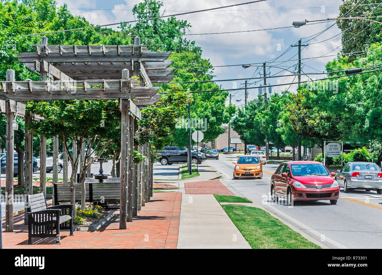 Traffic passes through downtown Chamblee, June 10, 2014, in Chamblee, Chamblee was