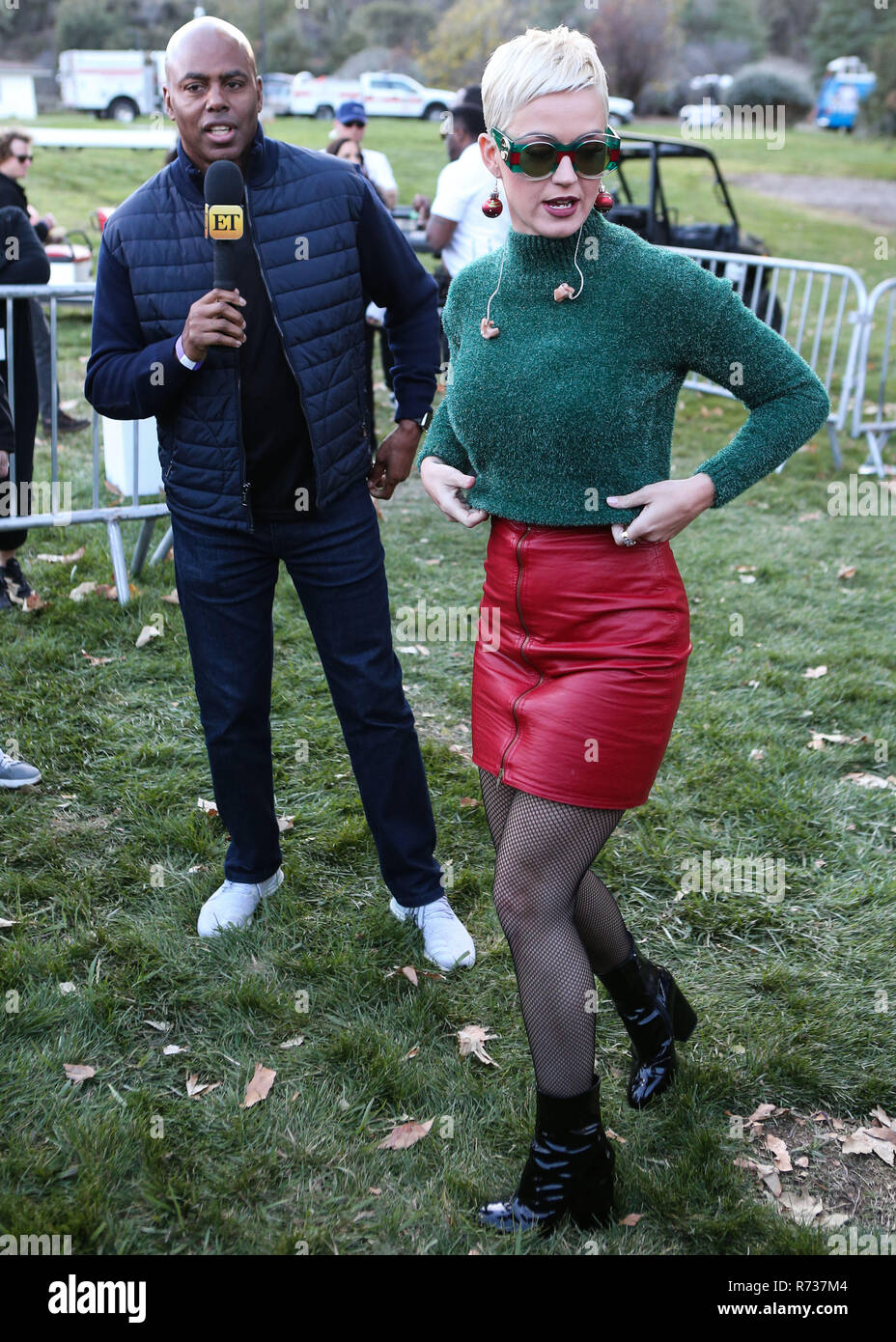 CALABASAS, LOS ANGELES, CA, USA - DECEMBER 02: Kevin Frazier, Katy