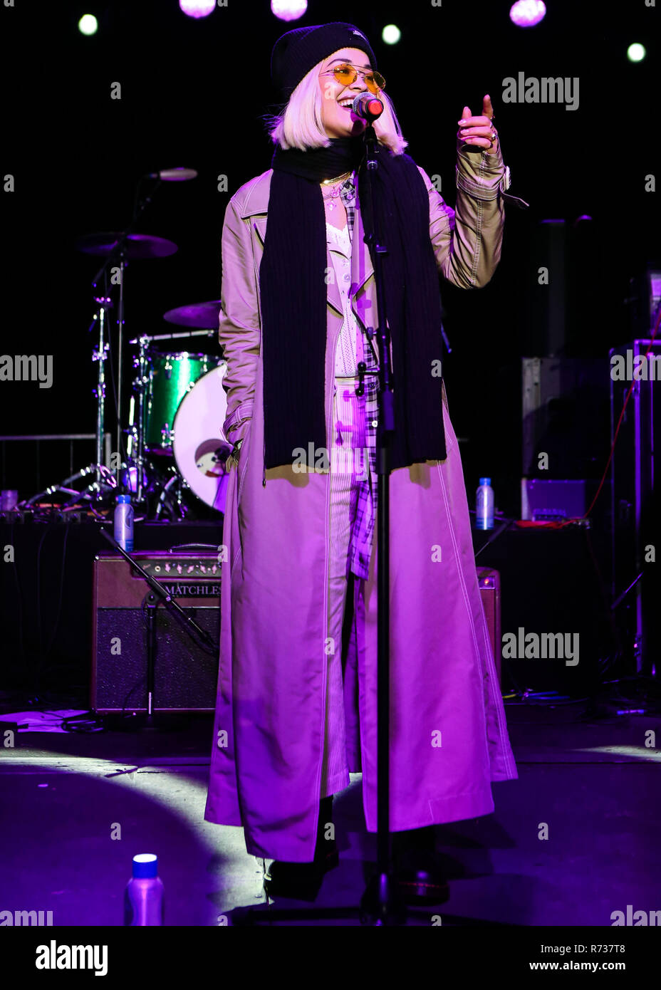 CALABASAS, LOS ANGELES, CA, USA - DECEMBER 02: Singer Rita Ora performs