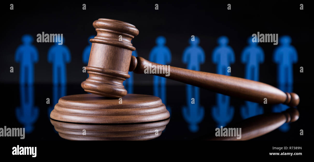 People , Gavel, Mallet of justice concept Stock Photo Alamy