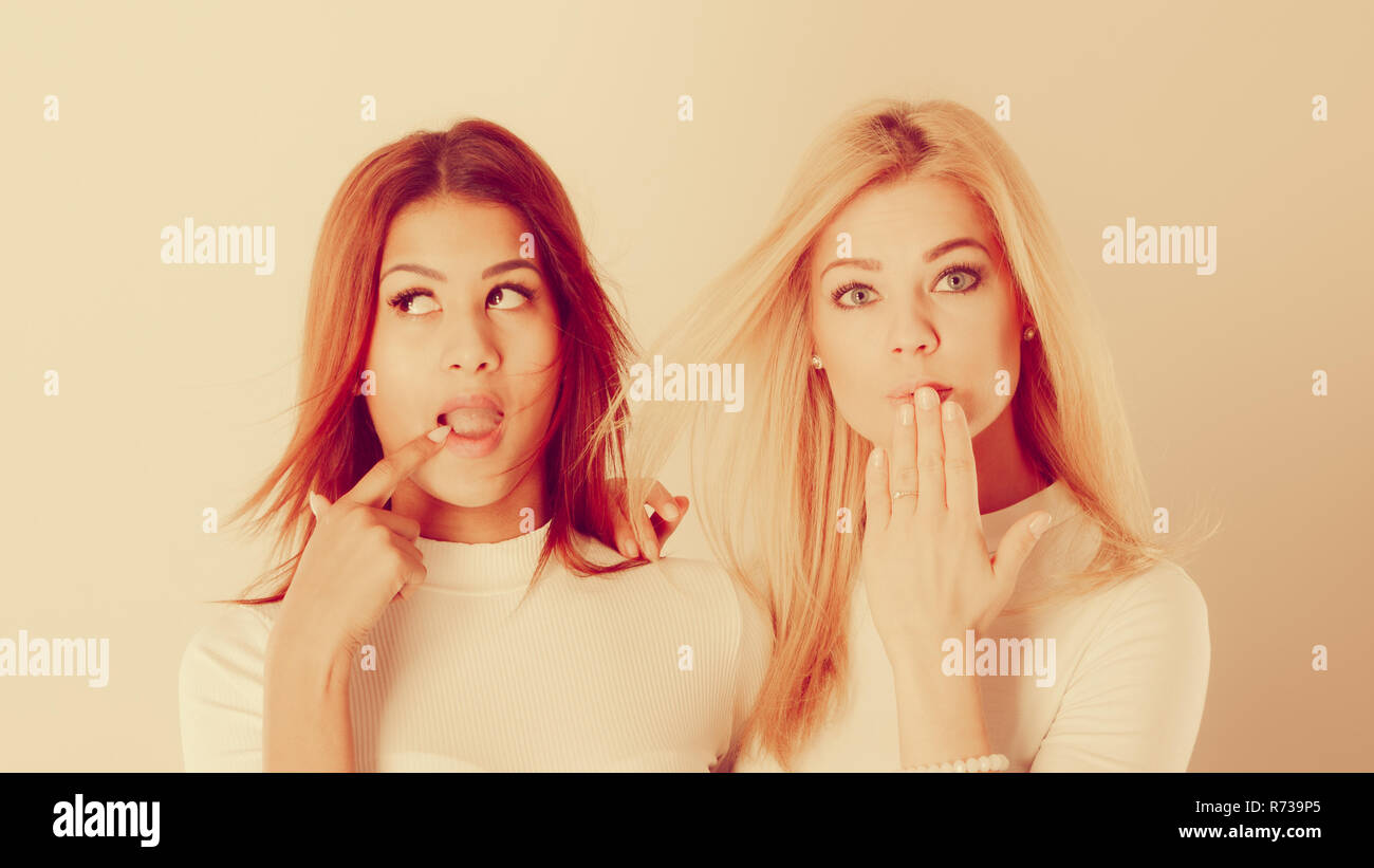 To each know other Blonde get girls