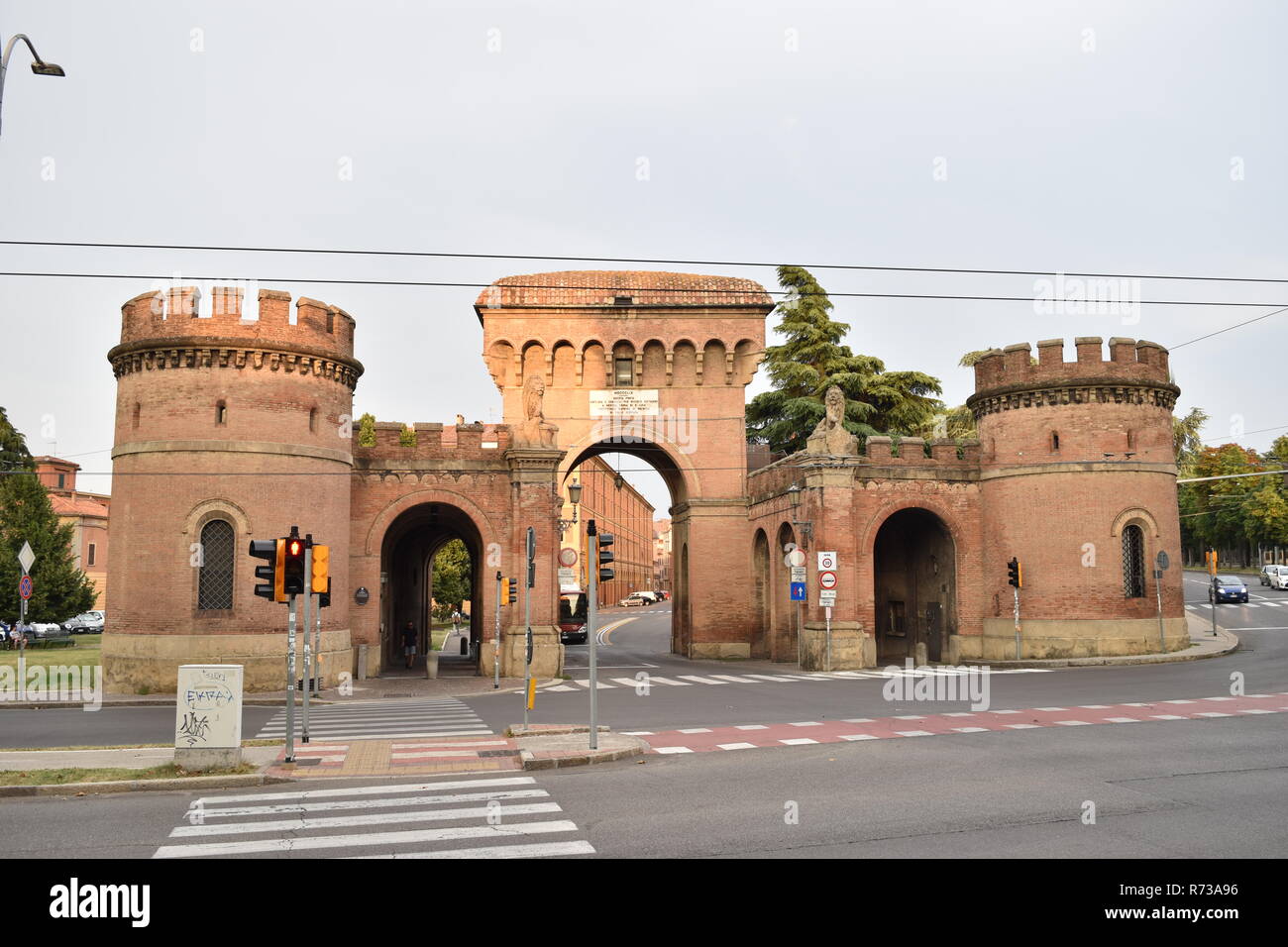 Porta Saragozza in Bologna, Italy Stock Photo