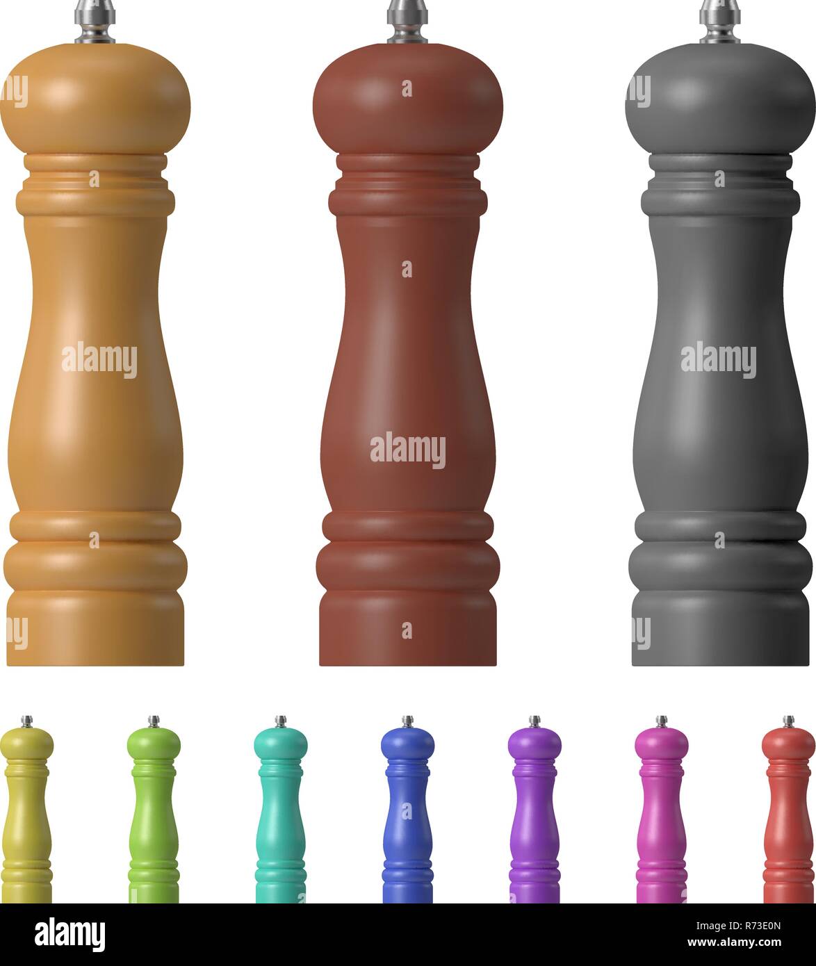 Pepper mill Stock Vector