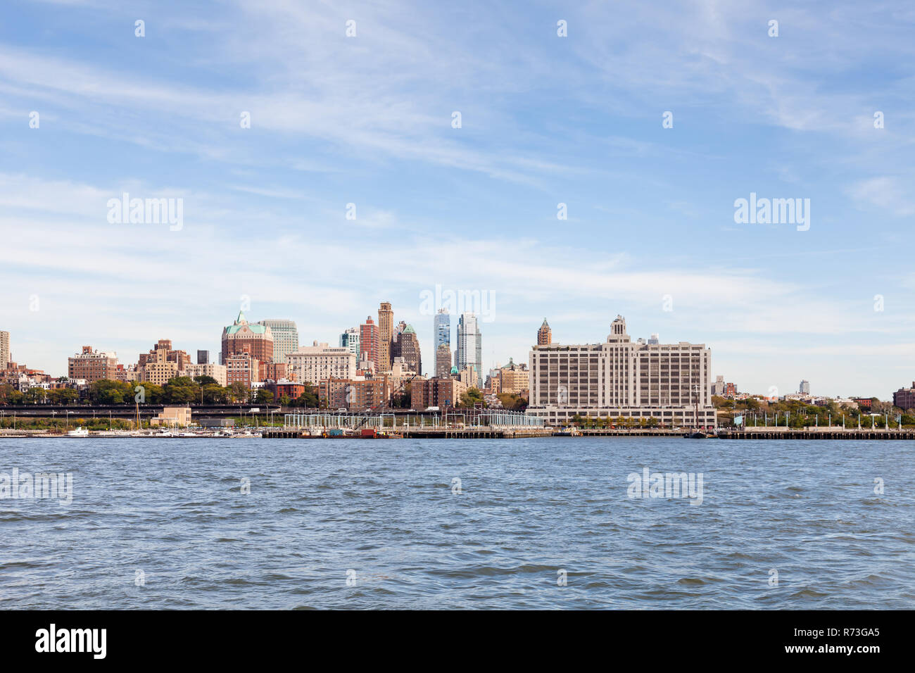 Brooklyn Skyline. A view of the Brooklyn skyline in New York City as ...