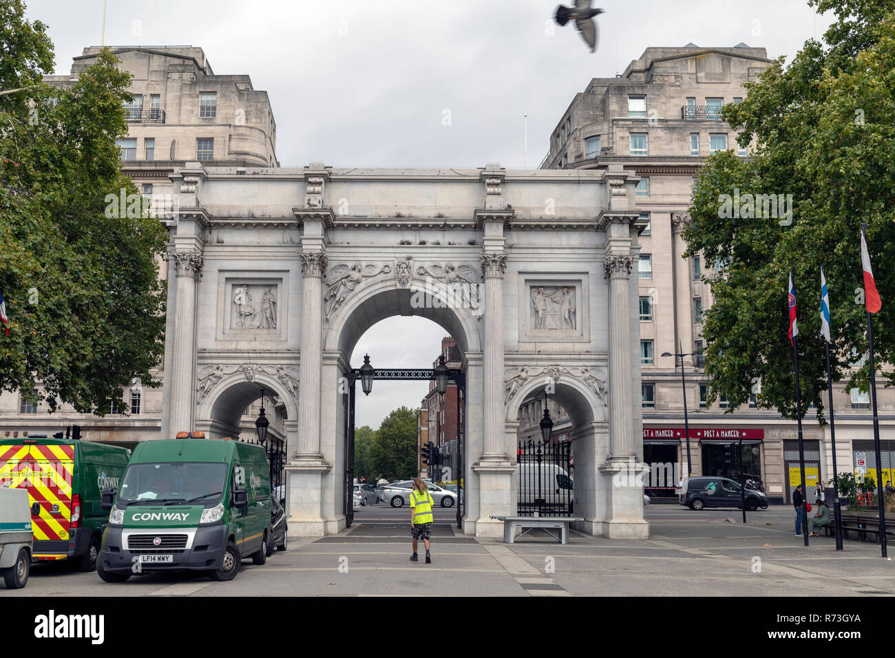 London Marble Arch Stock Photo