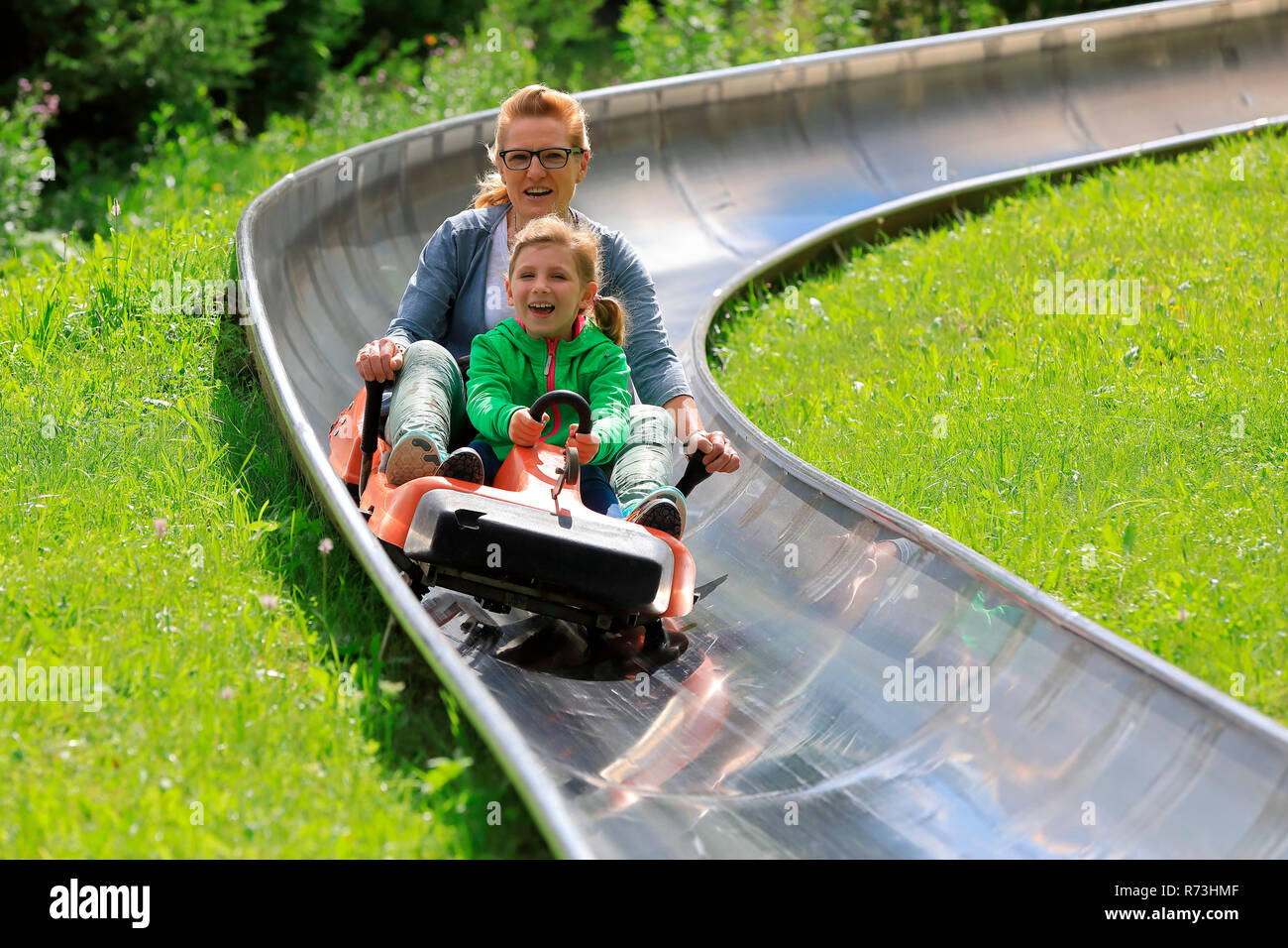 Summer toboggan hires stock photography and images Alamy