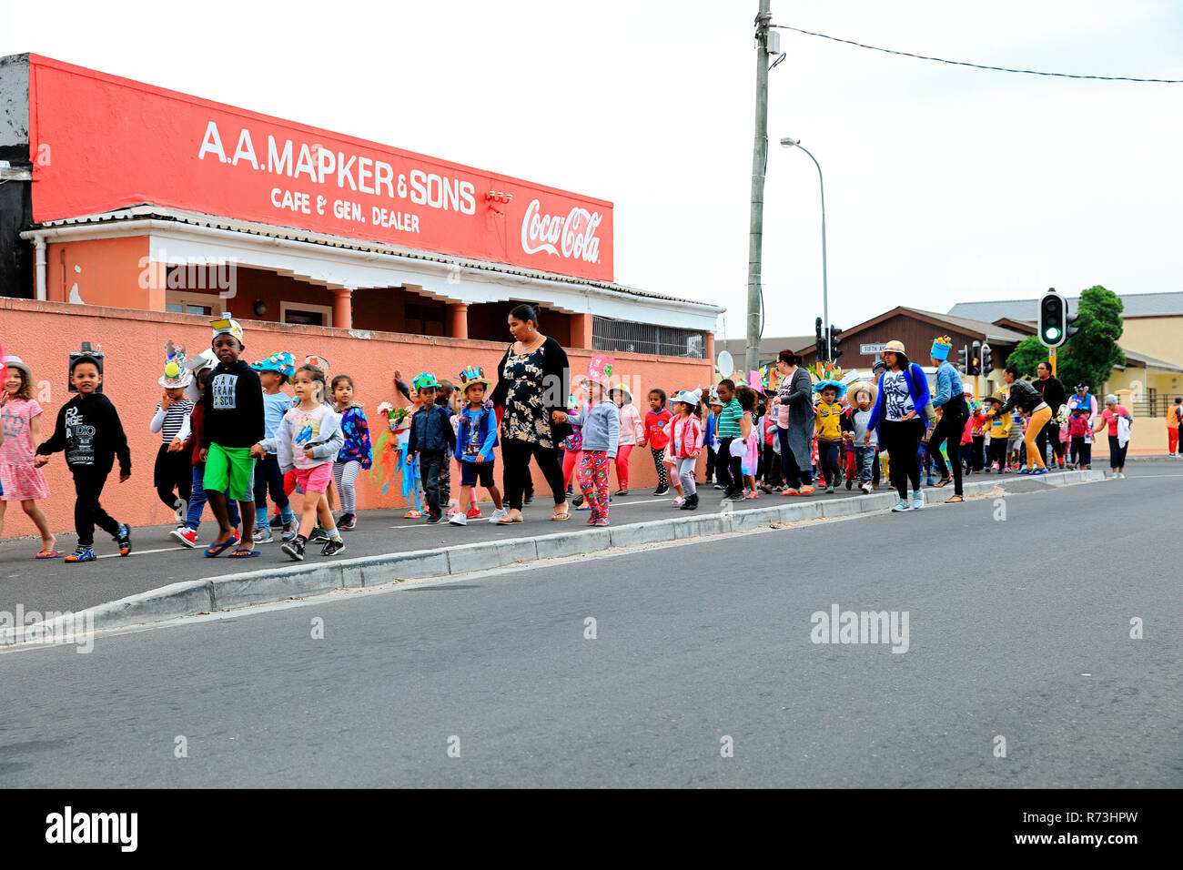 children, Grassy Park, Western Cape, South Africa, Afrika Stock Photo
