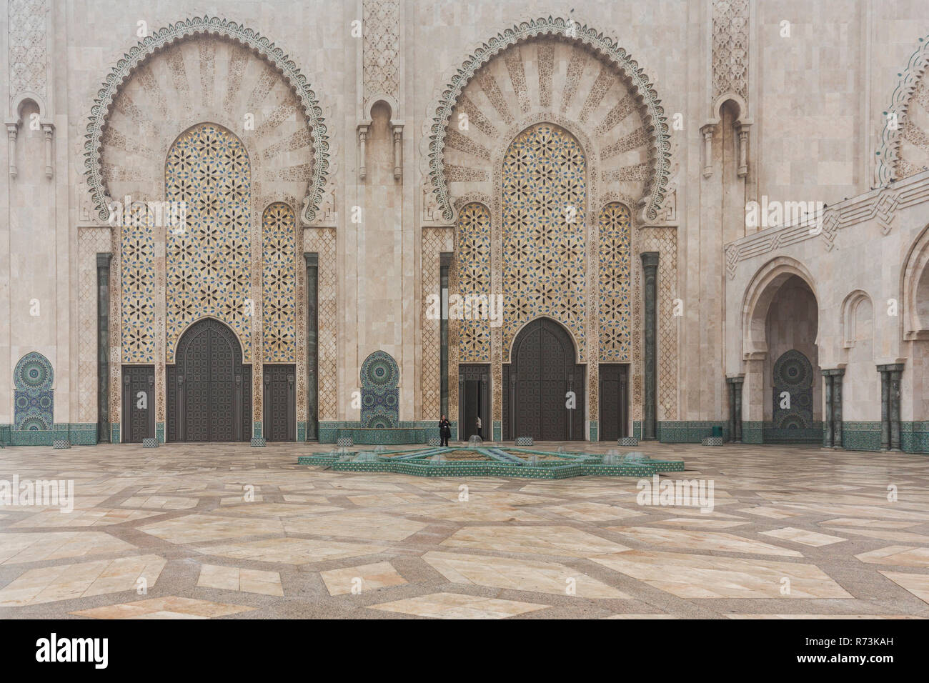 Casablanca Mosque Of Hassan Ii Marocco Stock Photo Alamy