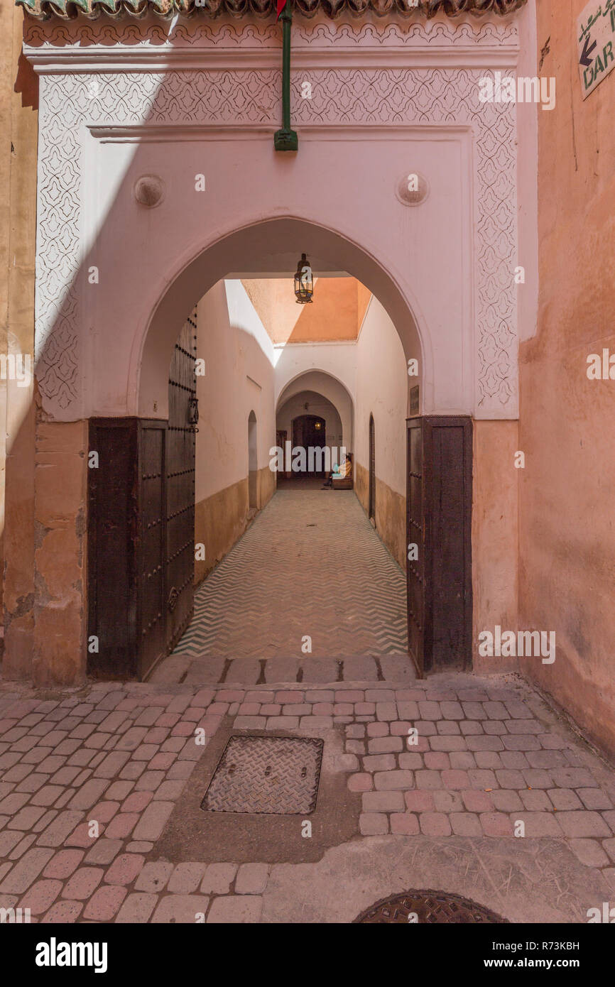 Marrakesch Medina Marocco Stock Photo Alamy