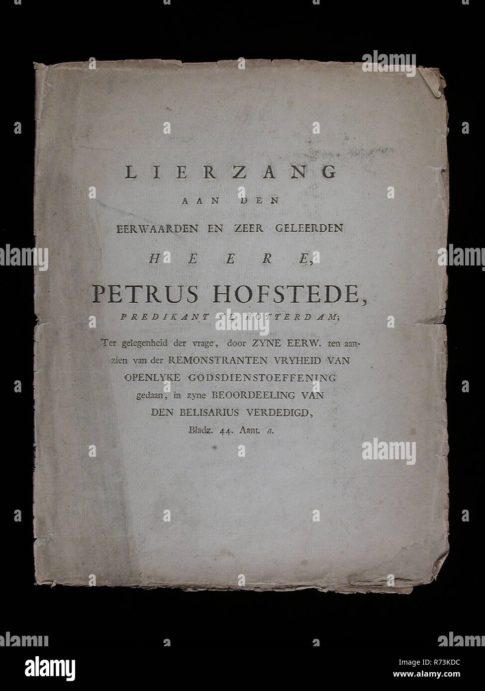 Van der eyk daniel vygh mdcclxix hires stock photography and images