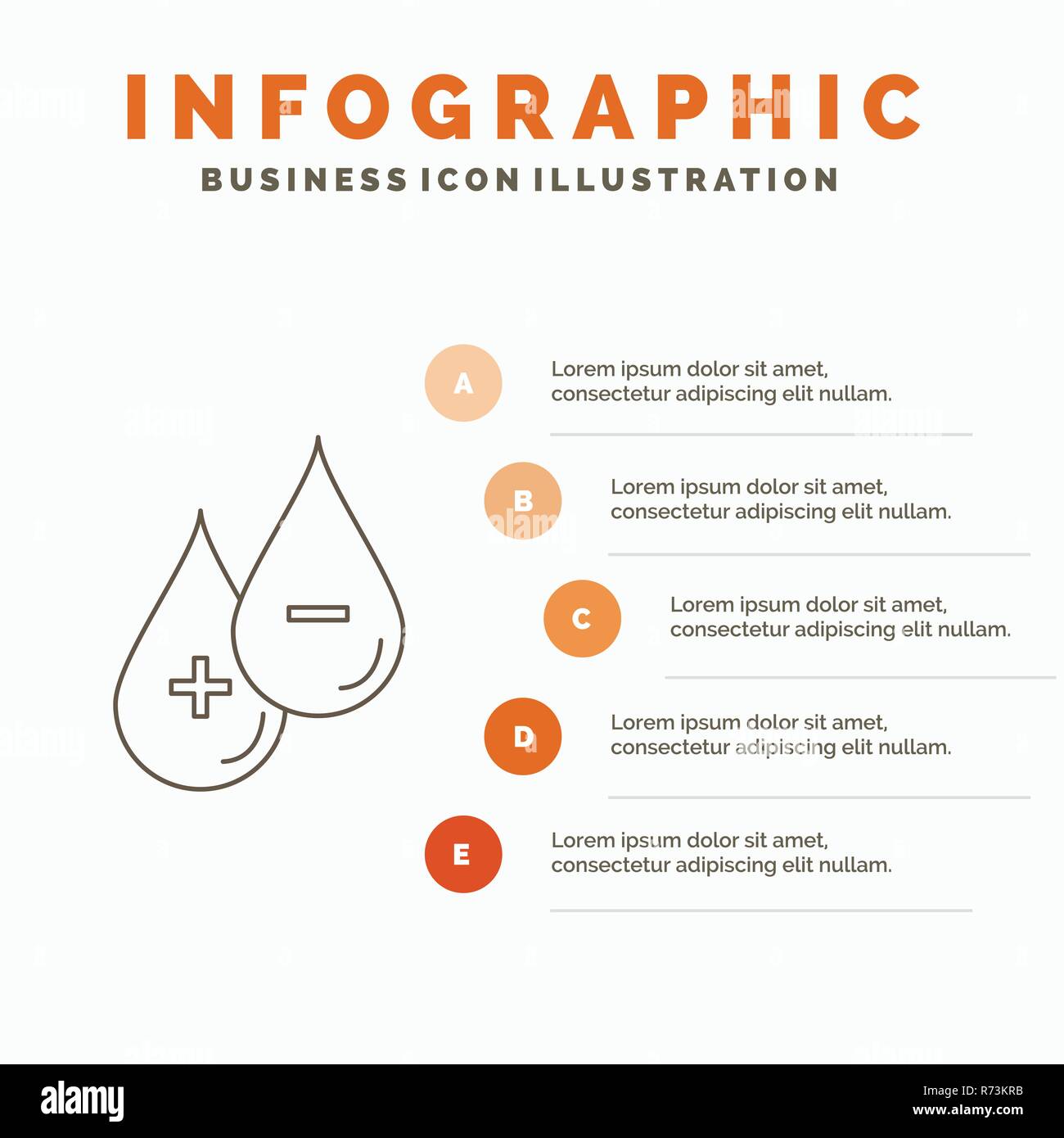 Blood, Drop, Liquid, Plus, Minus Infographics Template For Website And ...