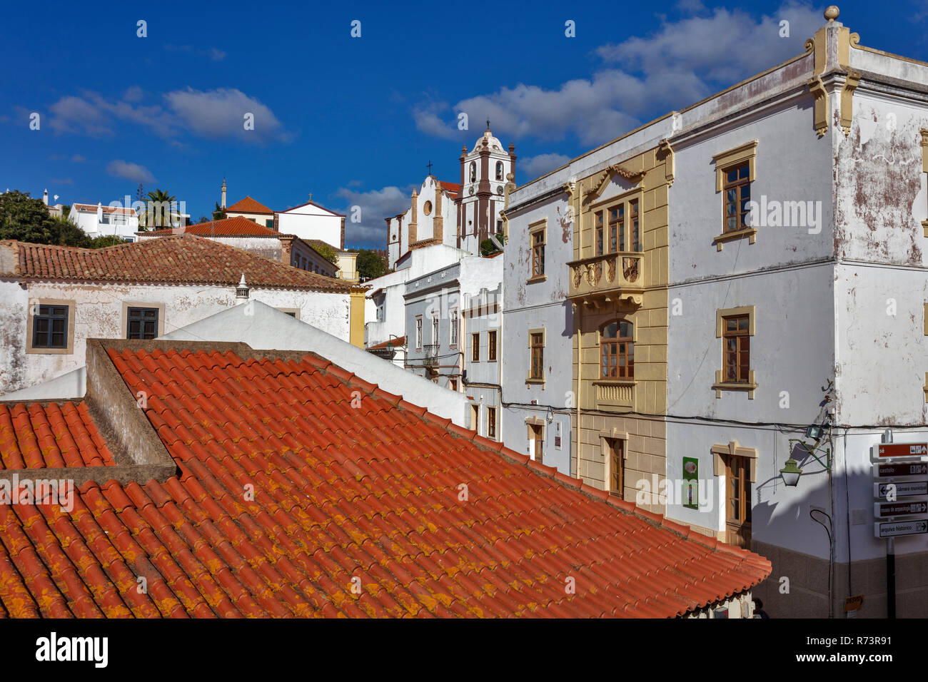 the old town of Silves, Algarve, Portugal Stock Photo
