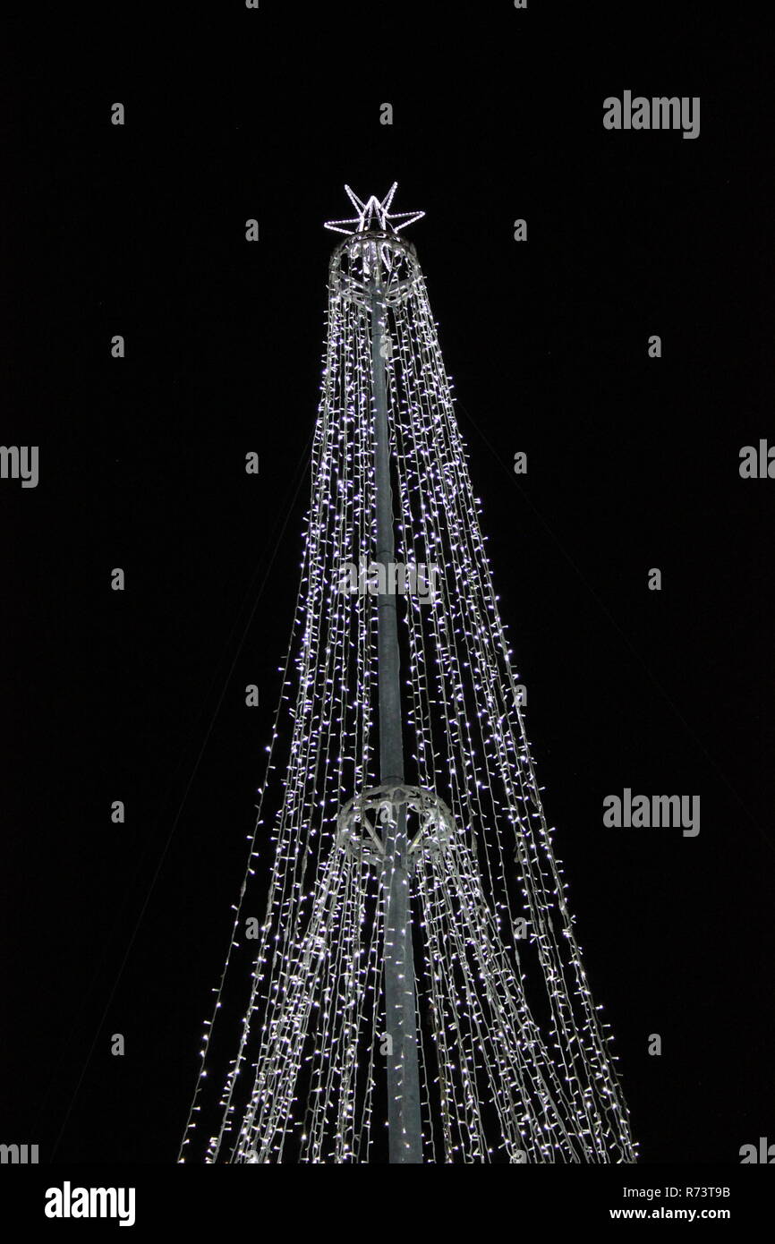 christmas lights shaped like a tree