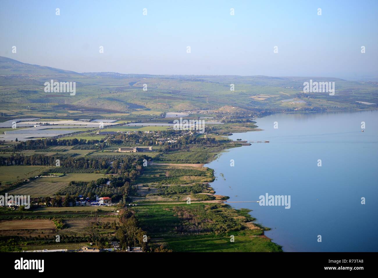 Aerial view of the sea of galilee hi-res stock photography and images ...