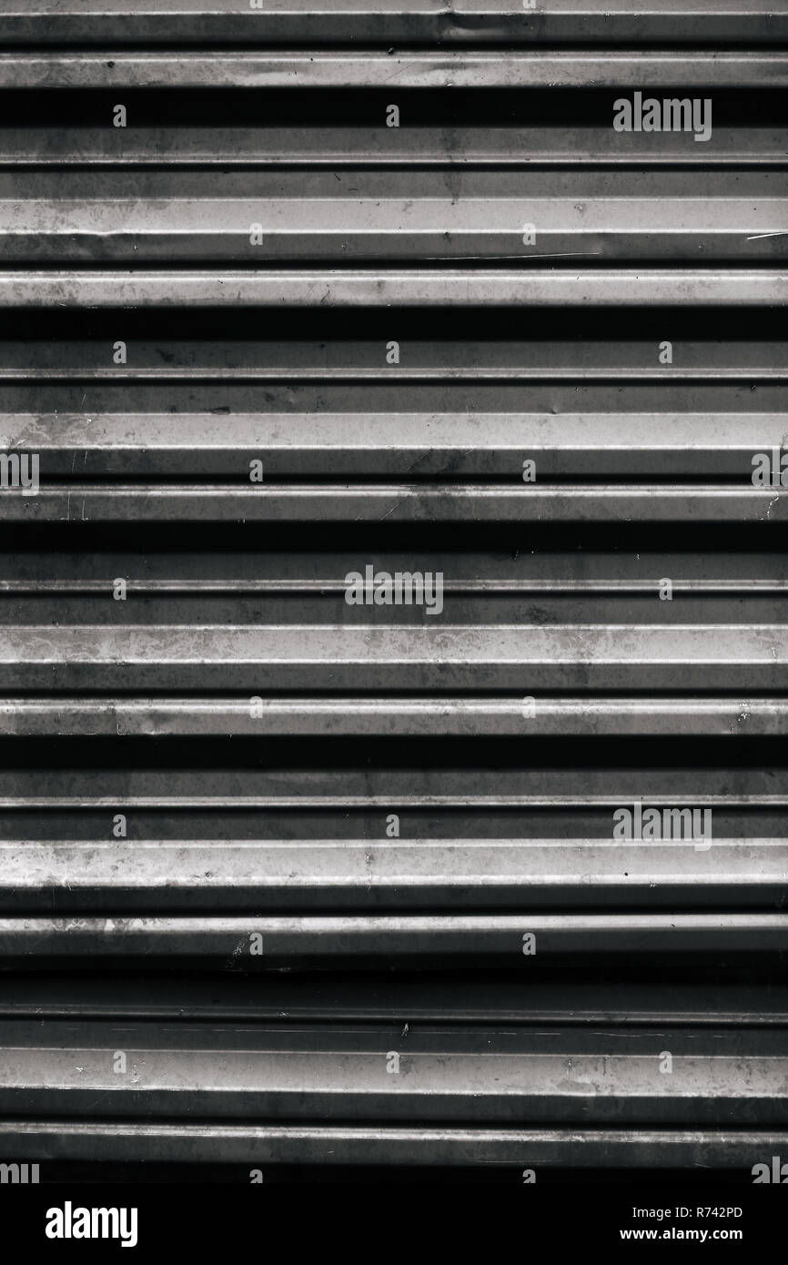 black and white grunge texture with horisontal stripes. background Stock Photo
