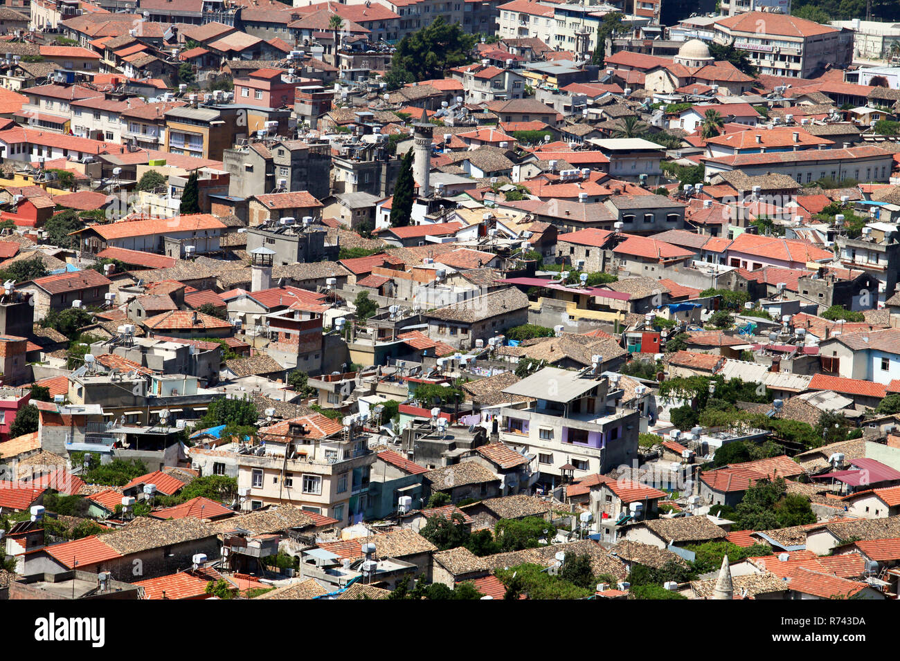View of Hatay City (Antakya) in Turkey. Hatay, the third biggest city of the Roman Empire, is one of the most important tourism destinations in Turkey Stock Photo