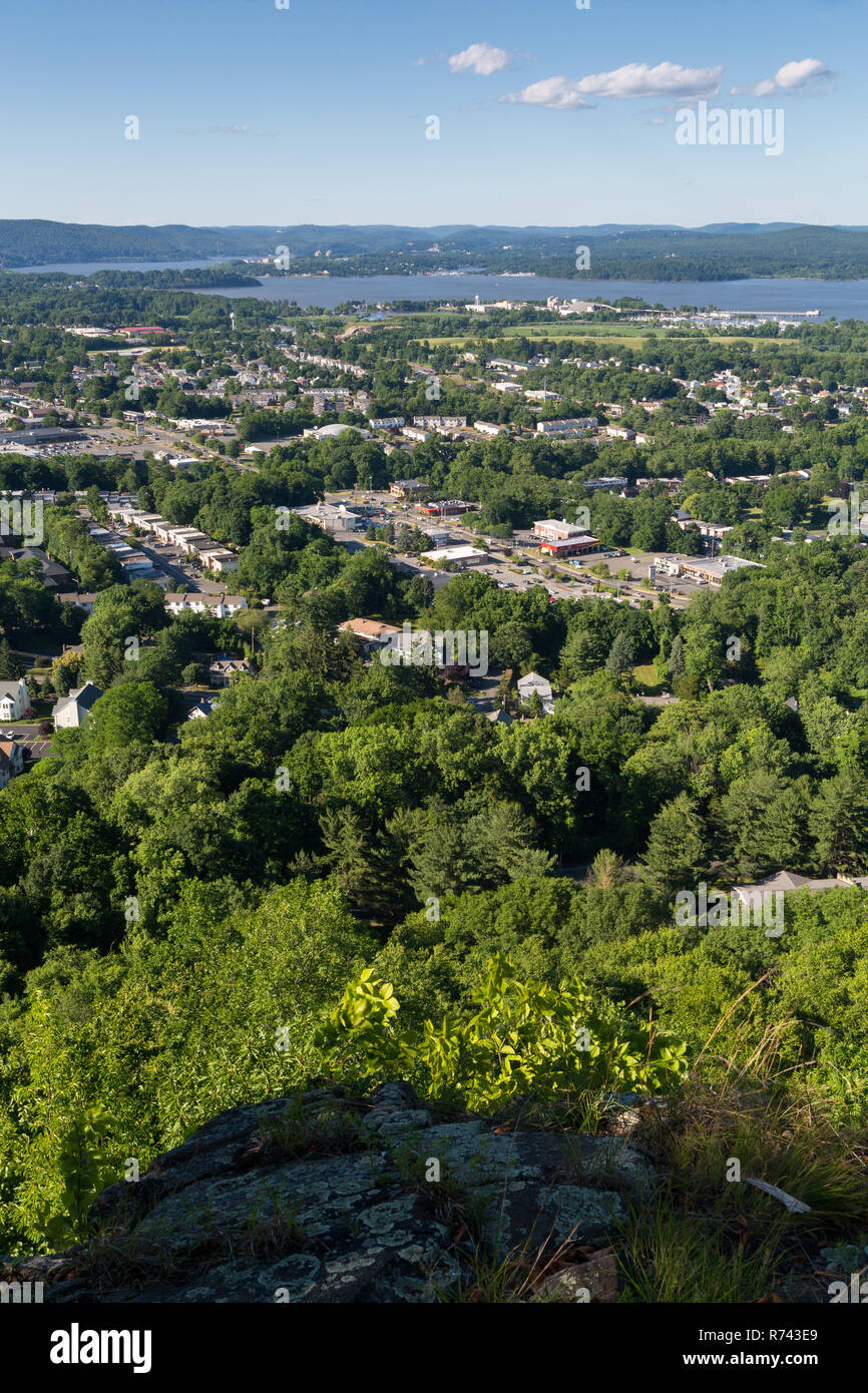Haverstraw and the Hudson River stretching out below the Small Tor Spur
