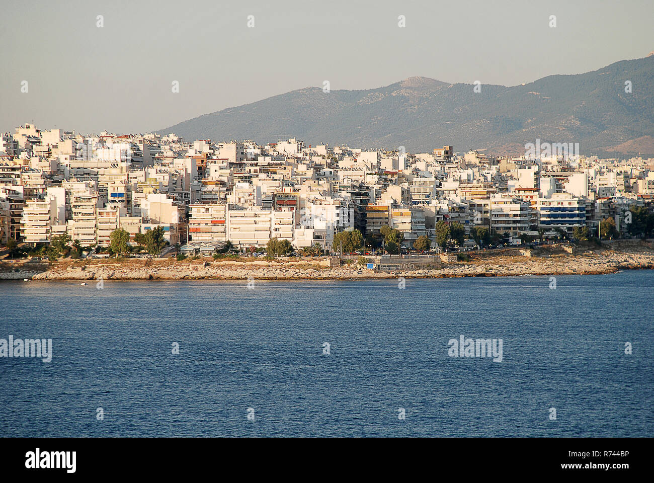View of metropolitan area of Athens Greece Stock Photo Alamy