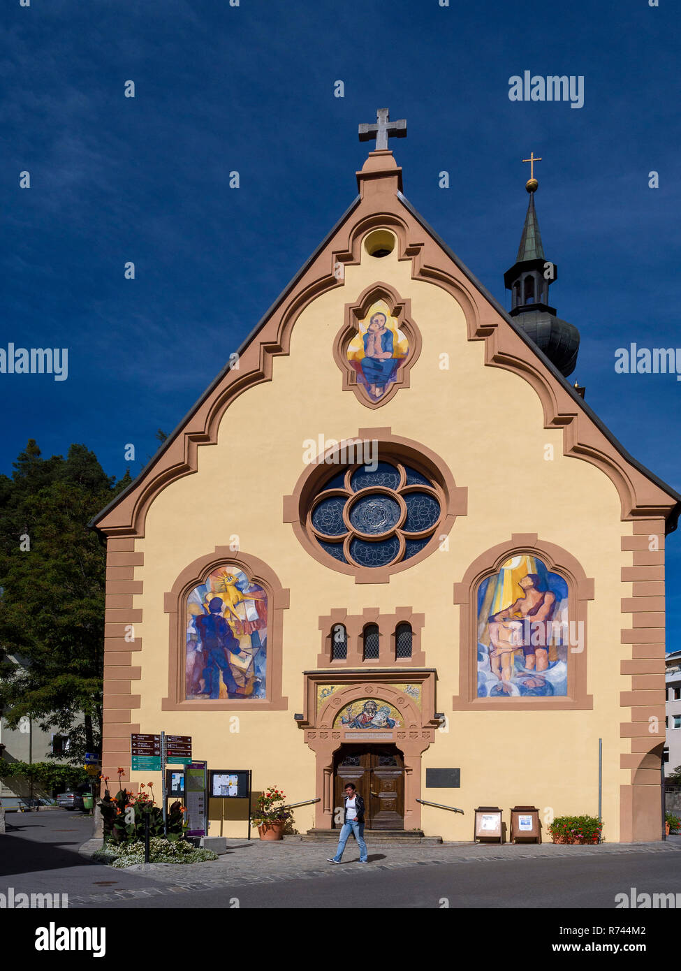 Johannes church, Imst, Tyrol, Austria, Europe Stock Photo
