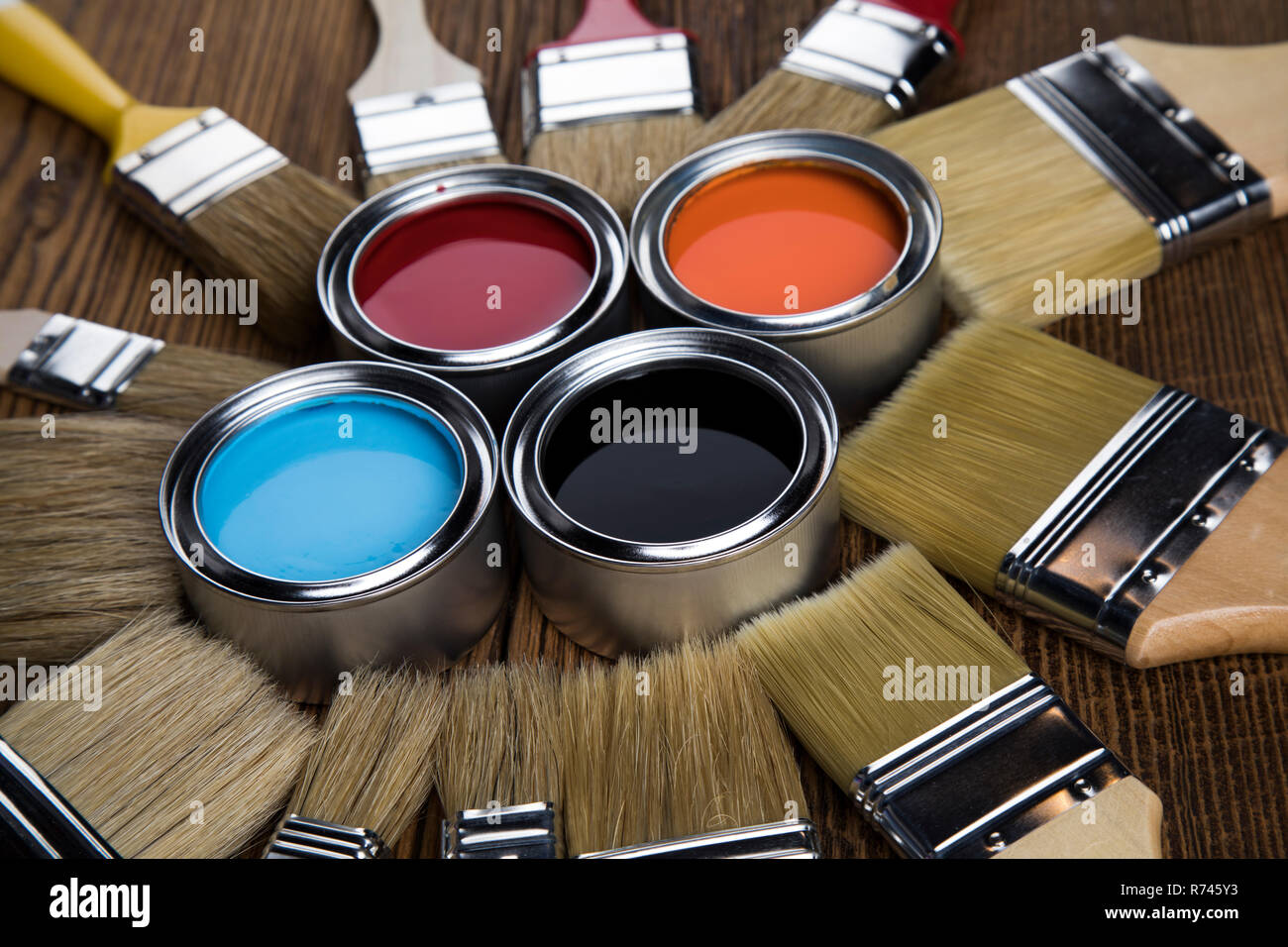 Painting tools and accessories Stock Photo Alamy