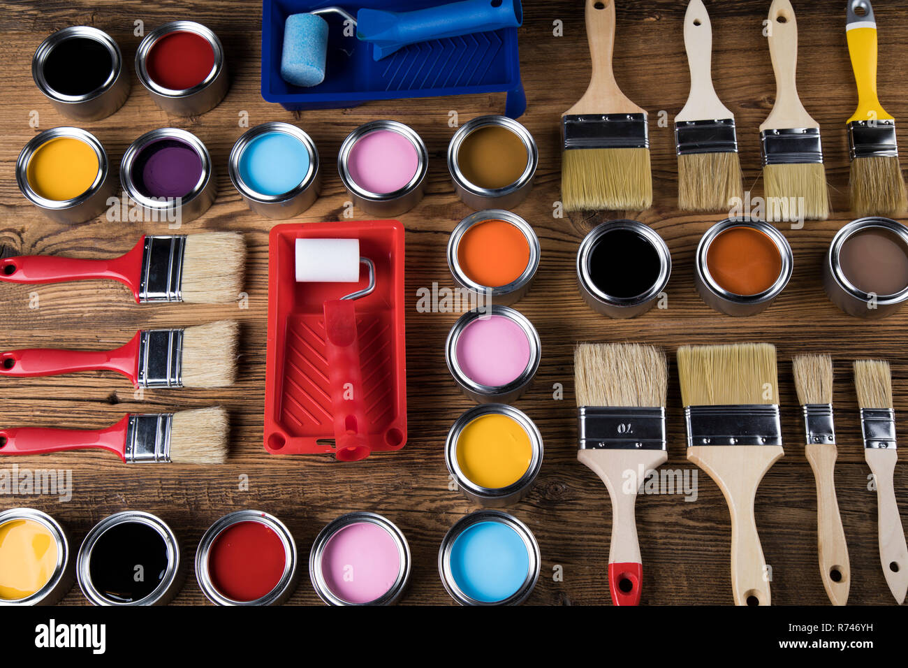 Painting tools and accessories Stock Photo Alamy