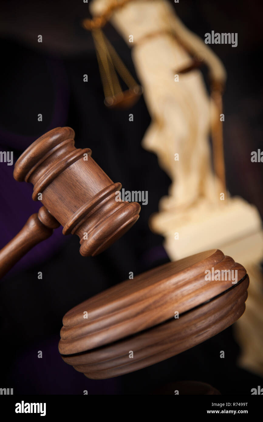 Court gavel,Law theme, mallet of Judge Stock Photo Alamy