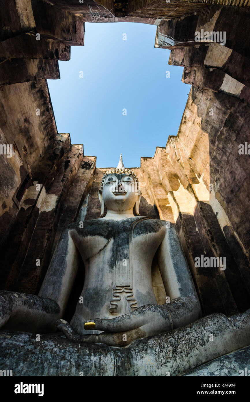 Wat Si Chum, Sukhothai, Thailand Stock Photo