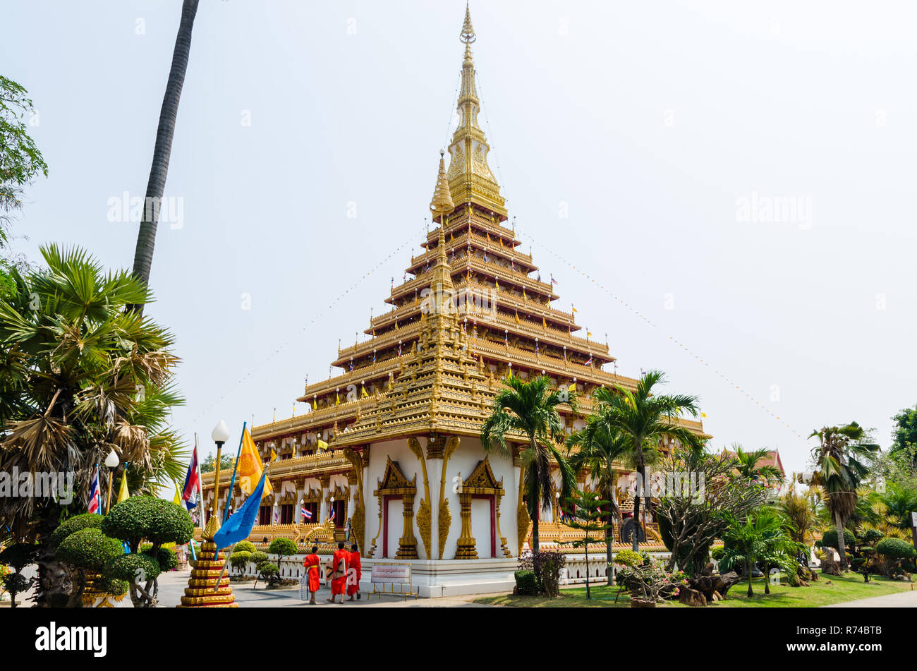 Wat Nong Wang, Khon Kaen, Thailand Stock Photo